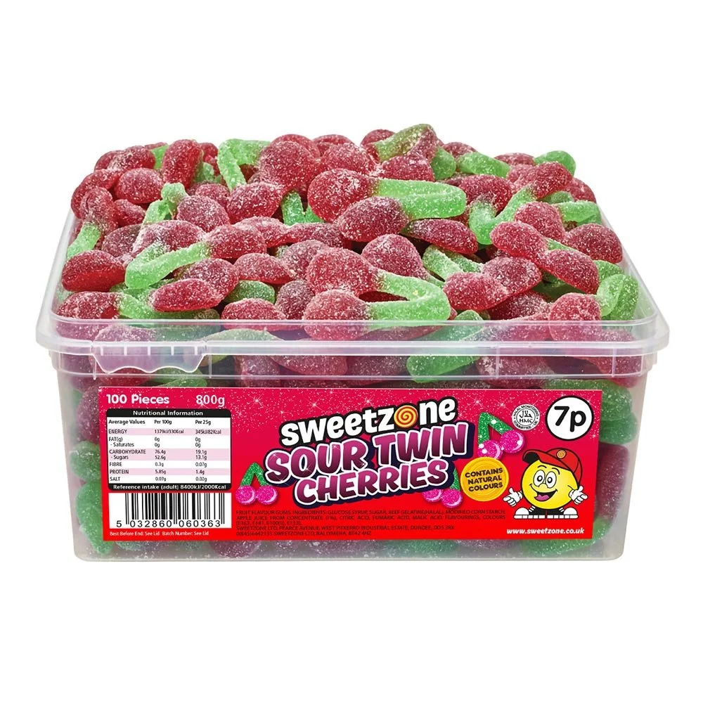 Sour Twin Cherries - 800g (approx. 100 pieces)
Gluten Free. Dairy Free.
Halal.