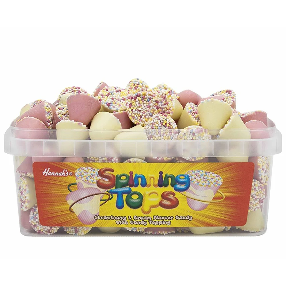 Spinning Tops 600g - (120 pieces)
Contains Milk, Wheat and Soya.