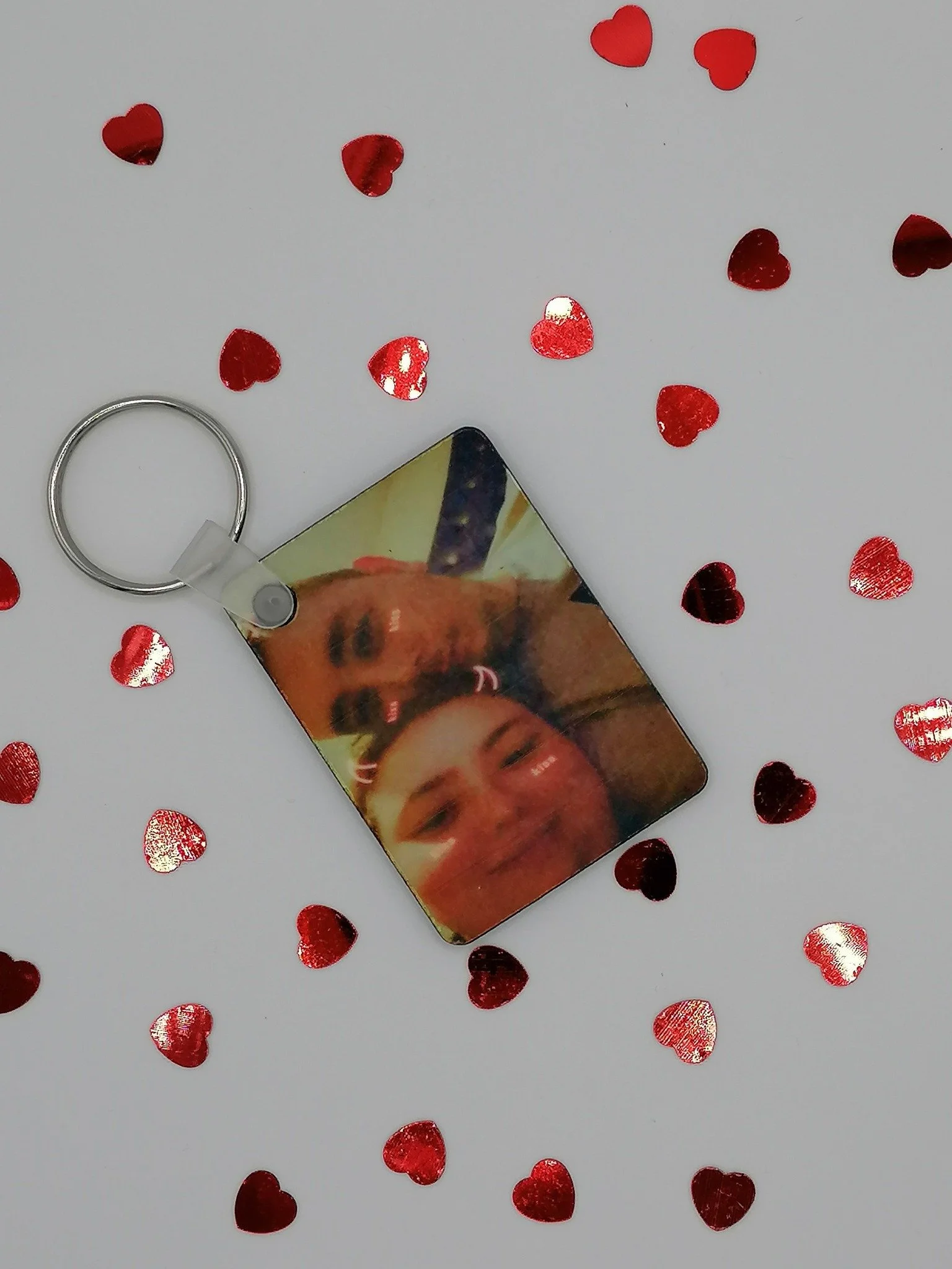 Personalised Photo Keyring – Valentine’s Keepsake Gift