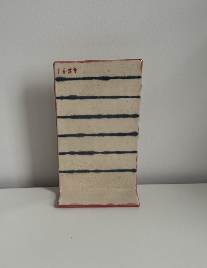 Magnetic Ceramic Notepad