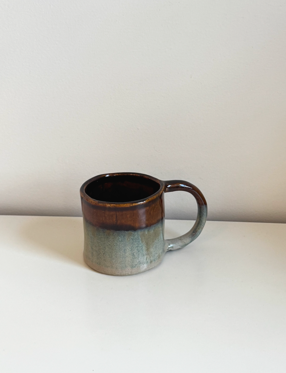 Hanmade Oil Slip & Tenmoku Mug