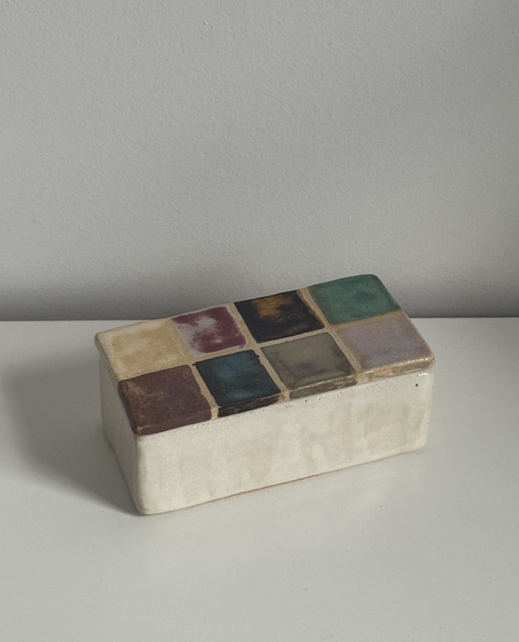 Colorblock Ceramic Box
