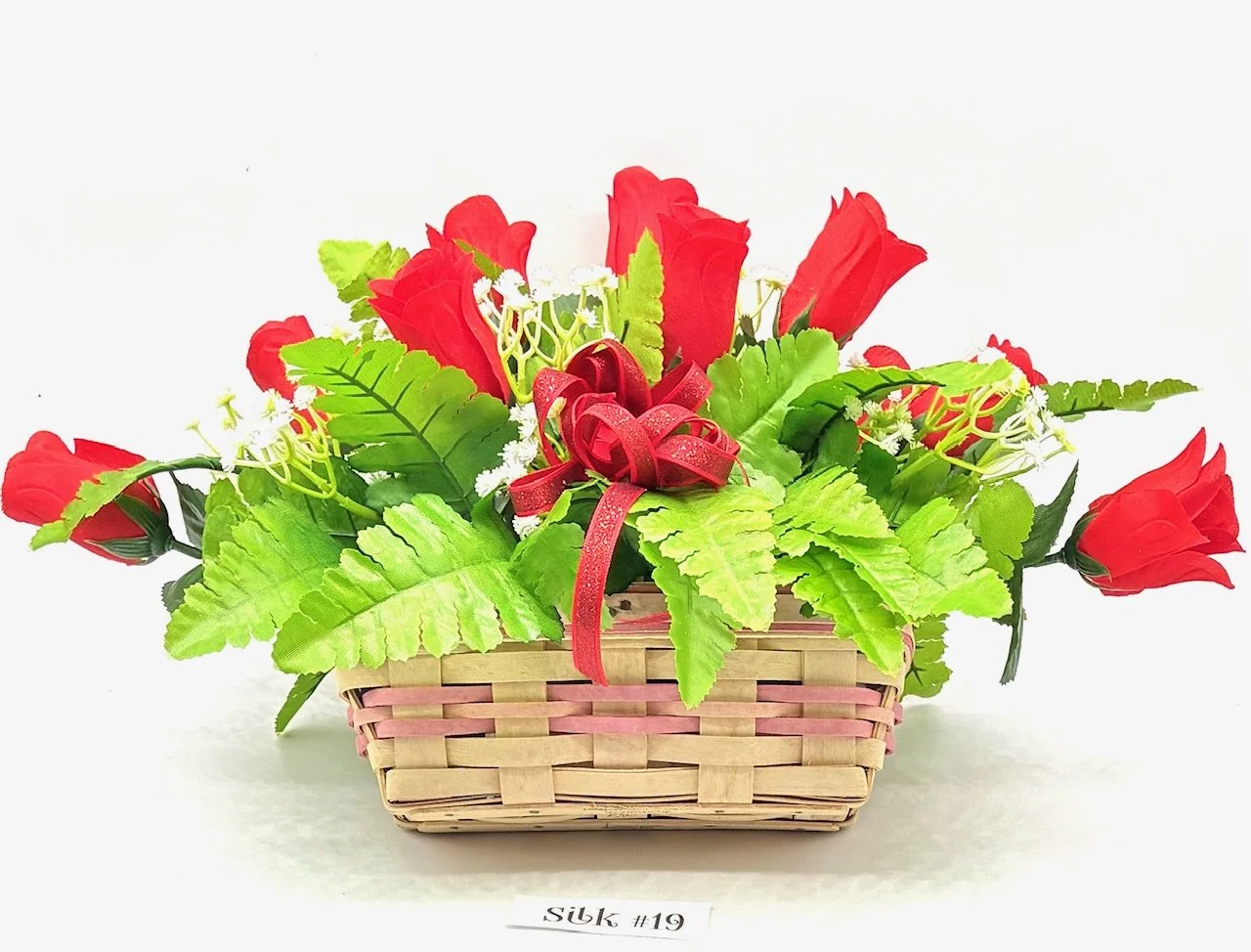 Horizon of Hope 2000 Basket & Silk Flowers Bouquet #19