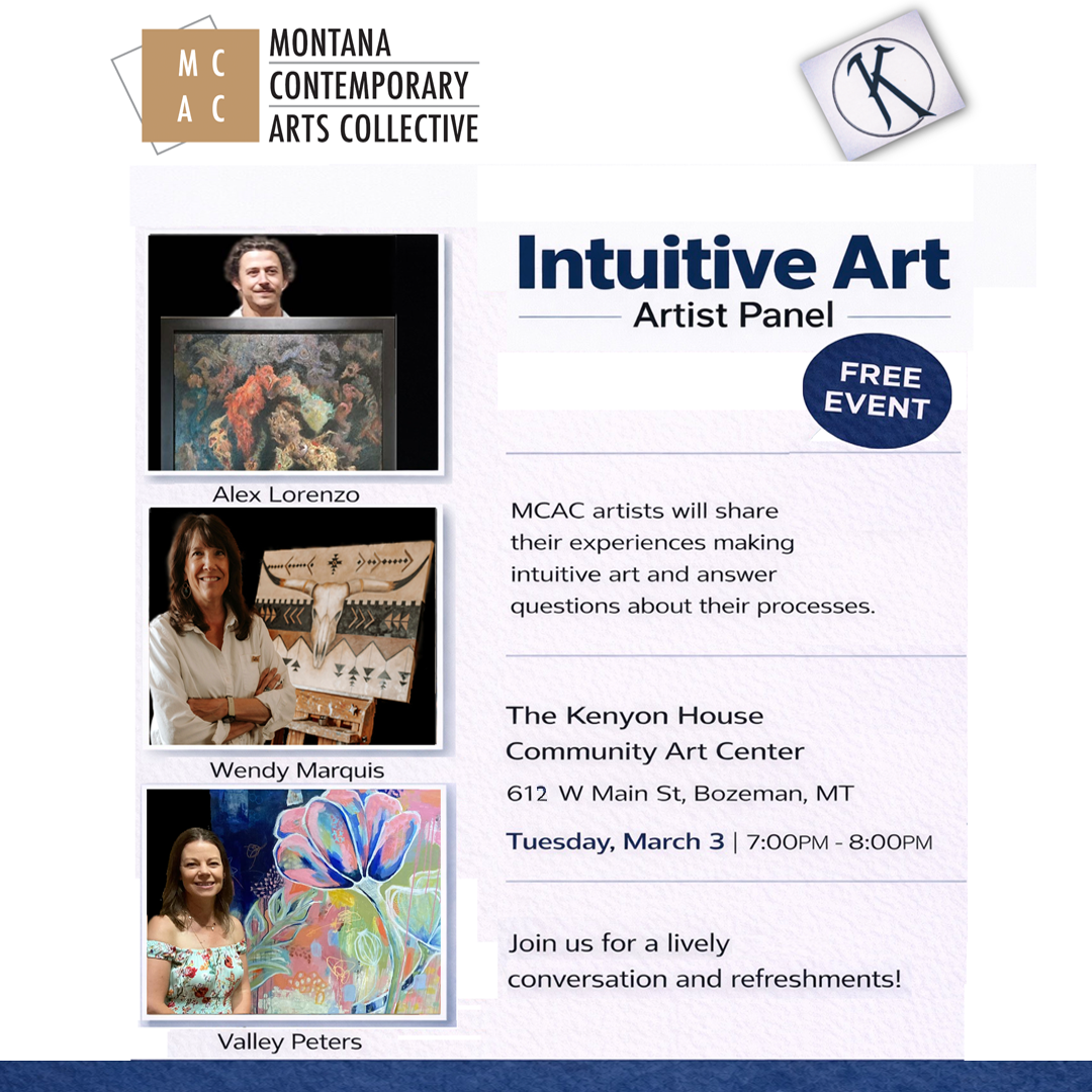 Intuitive Art: Artists Panel                          Presented by MCAC and Kenyon House