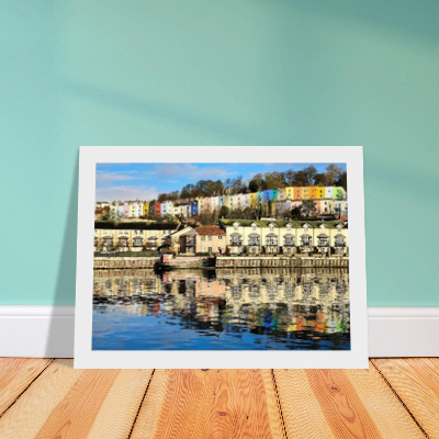 Colourful Urban Architecture Reflections on Water