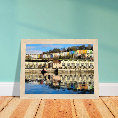 Stunning Reflections of Colorful Buildings by the Water