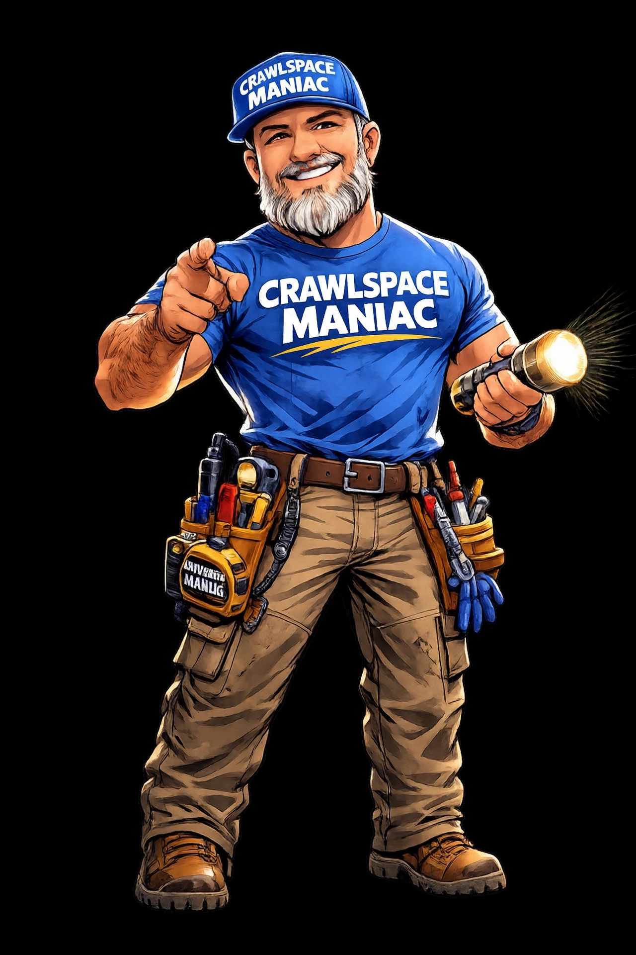 Crawlspace Maniac mascot