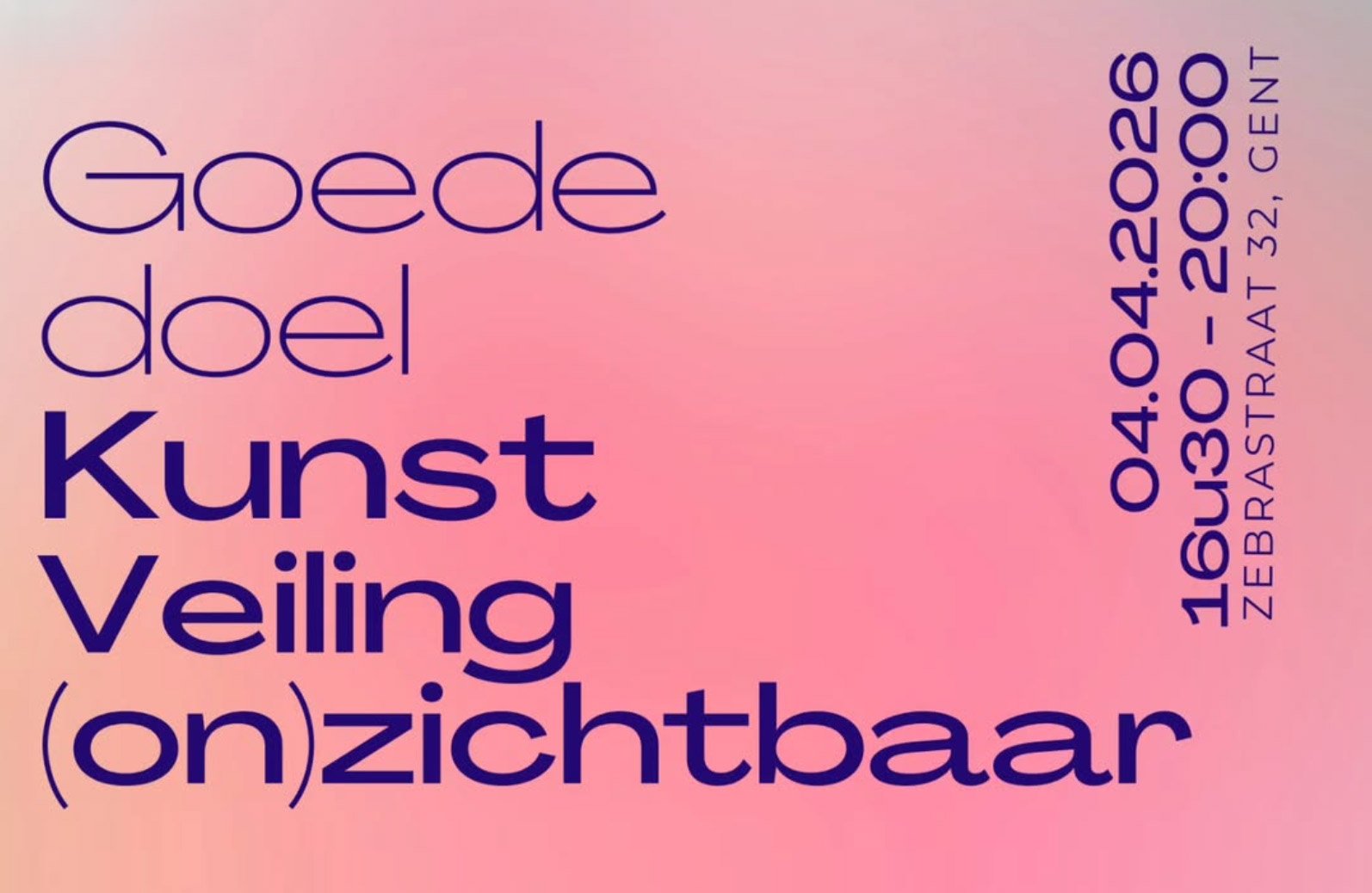 Kunstveiling (on)zichtbaar