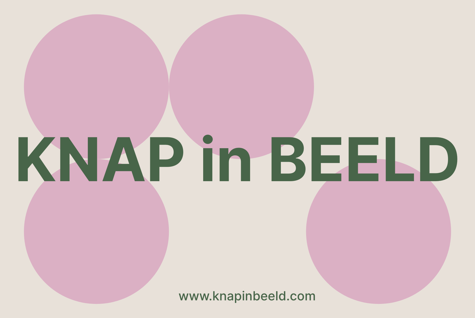 KNAP in BEELD