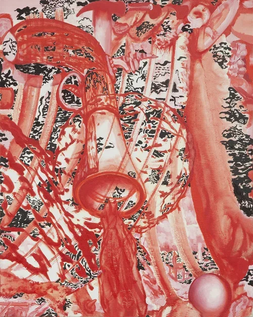 Blunderbuss. Oil on canvas. 28in H x 22in W. 2017