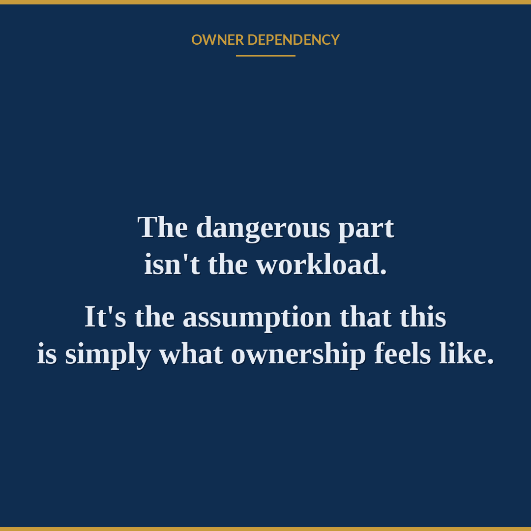 Why Ohio Valley Business Owners Struggle to Step Away — And What to Do About It