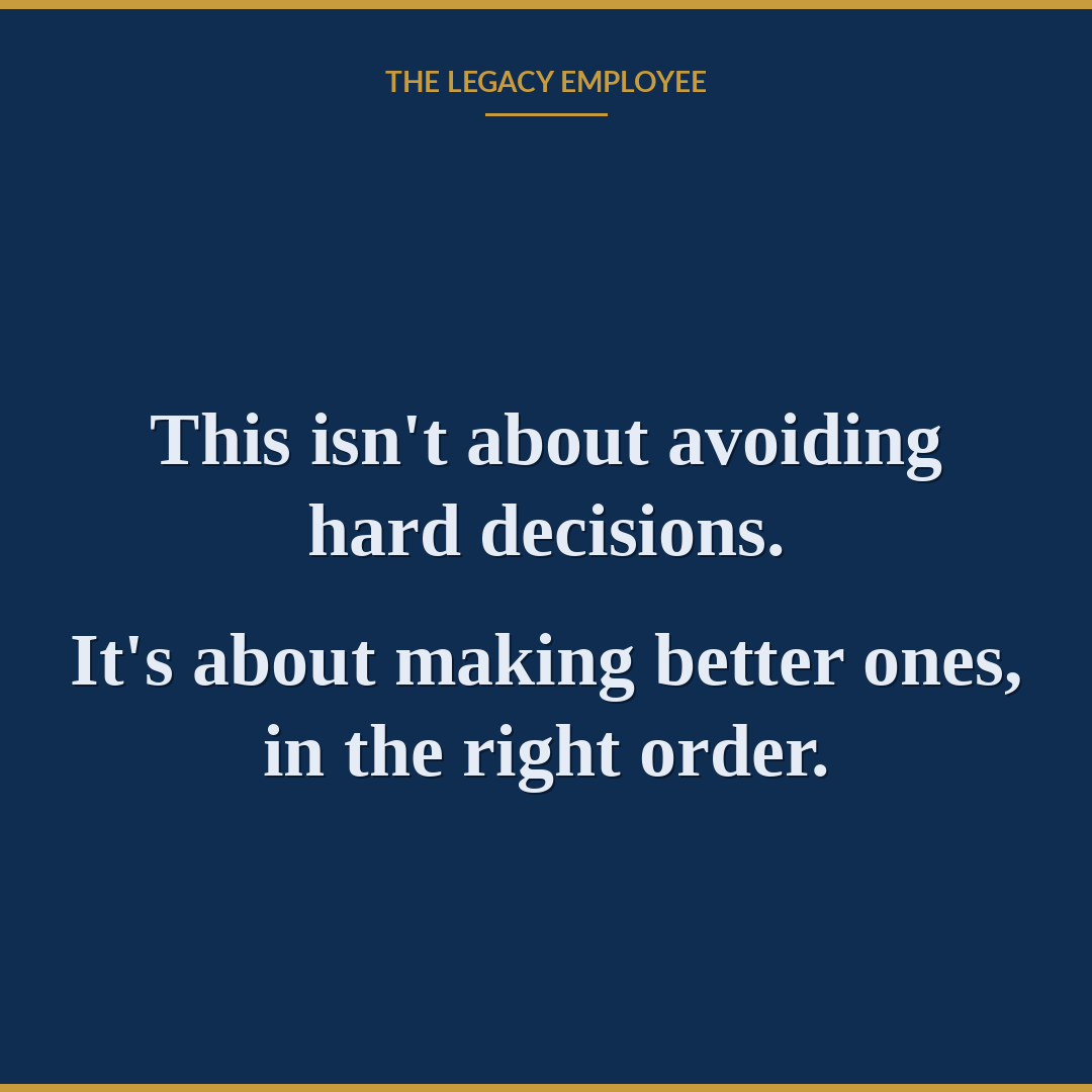 The Employee Who Helped You Build It — And Can No Longer Keep Up: A More Human Approach