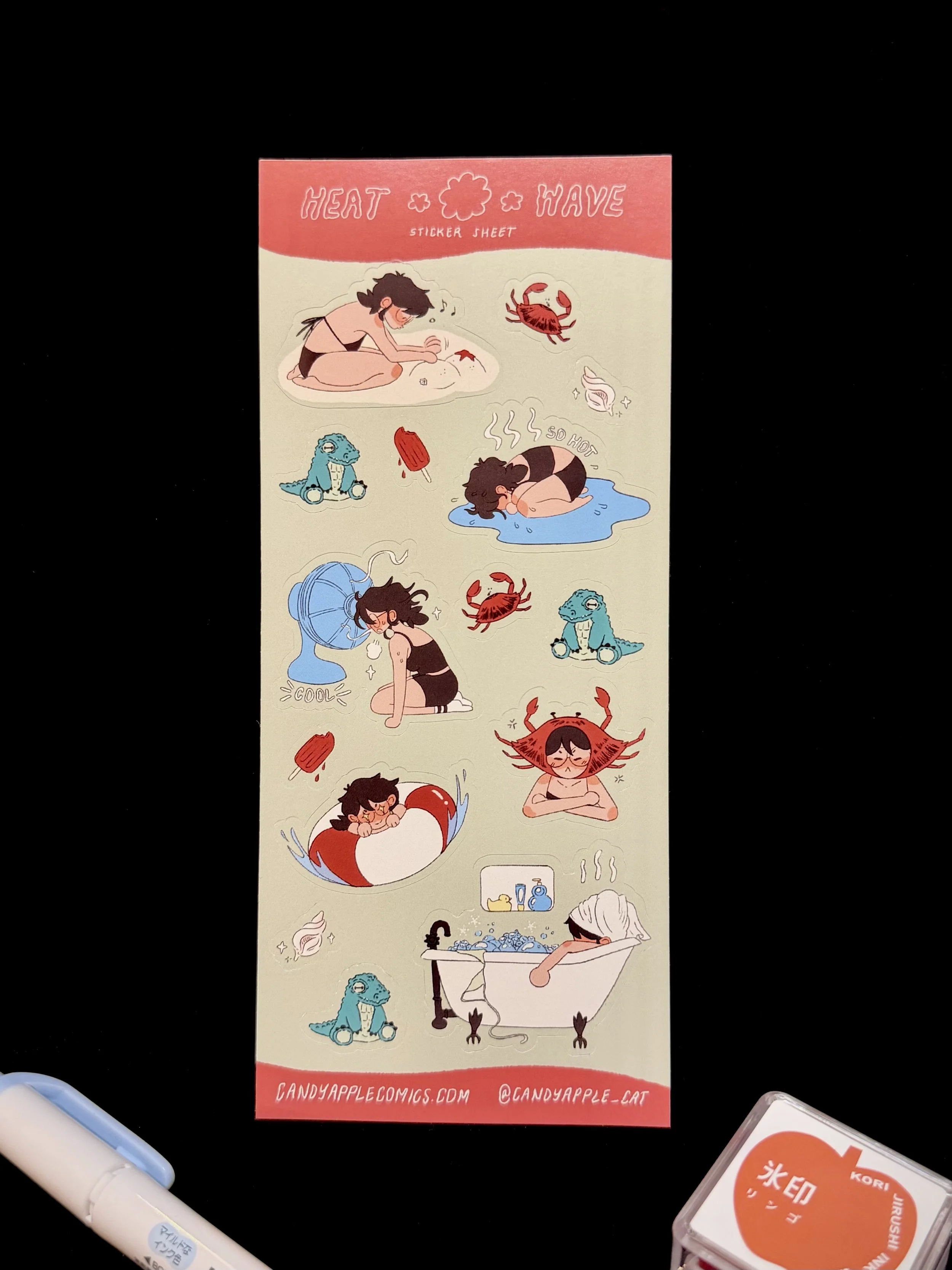 Heat Wave Sticker Sheet
