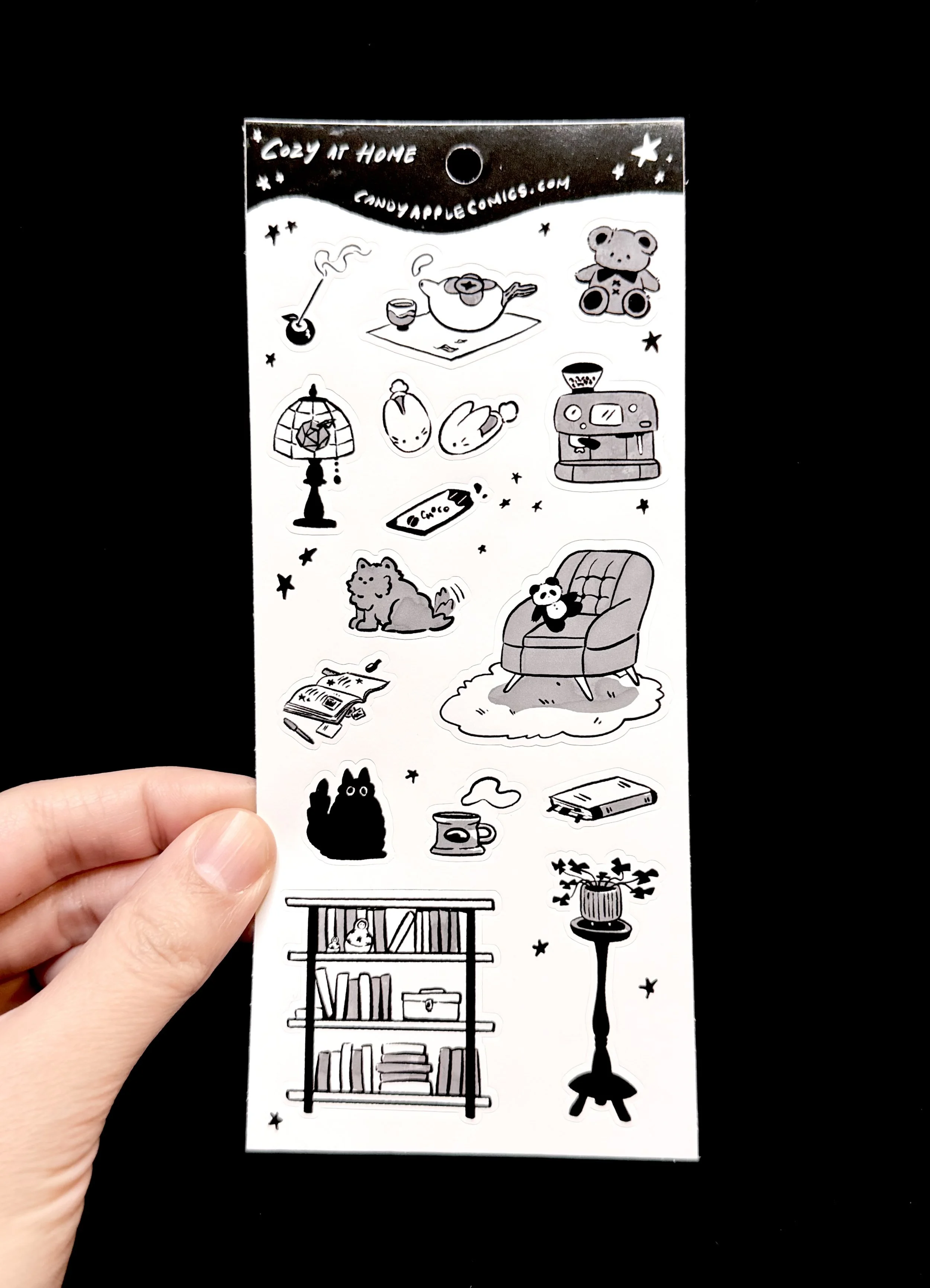 Cozy at Home Sticker Sheet