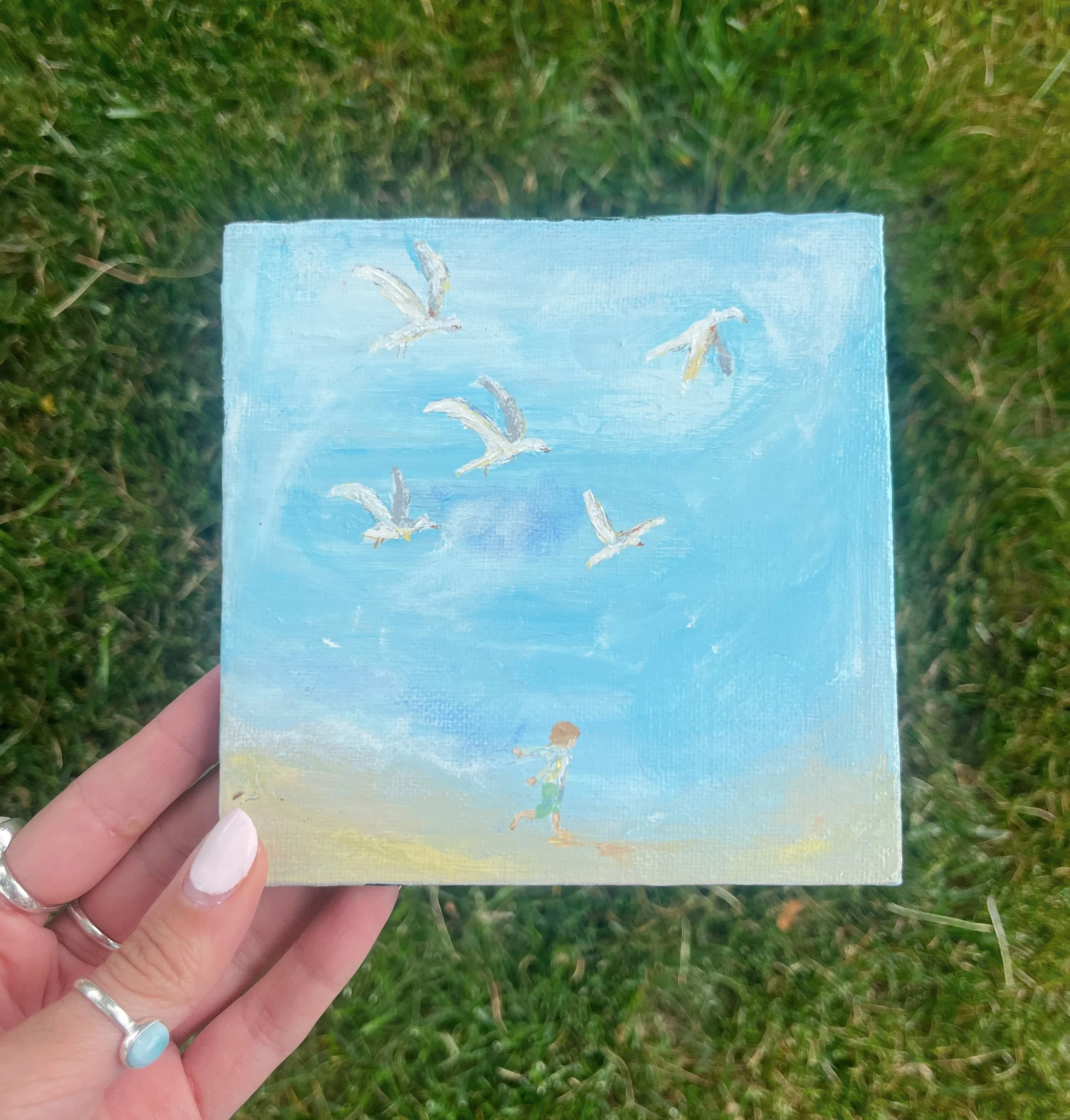 song to a seagull, 5x5 original
