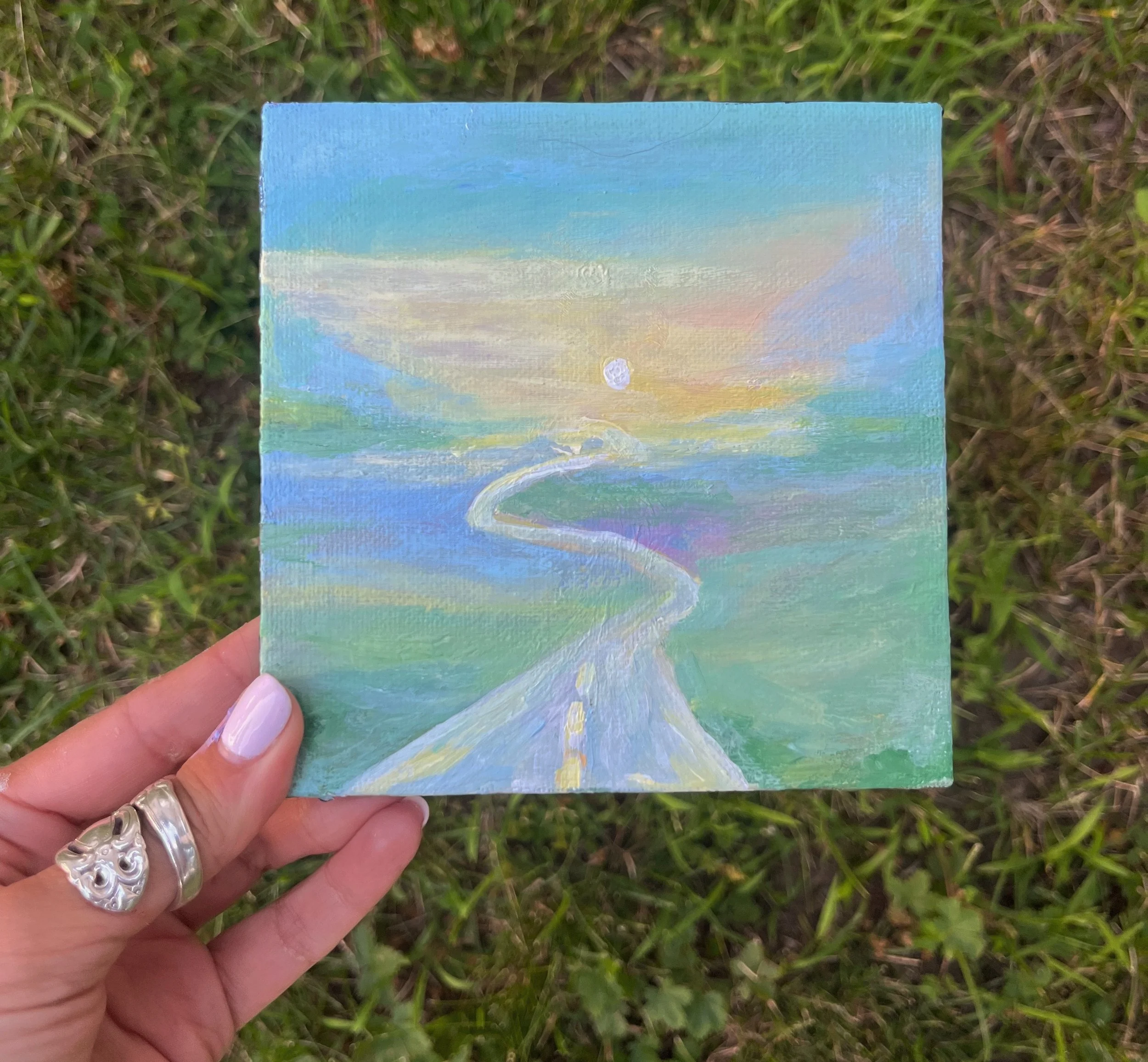 sunset highway, 5x5 original