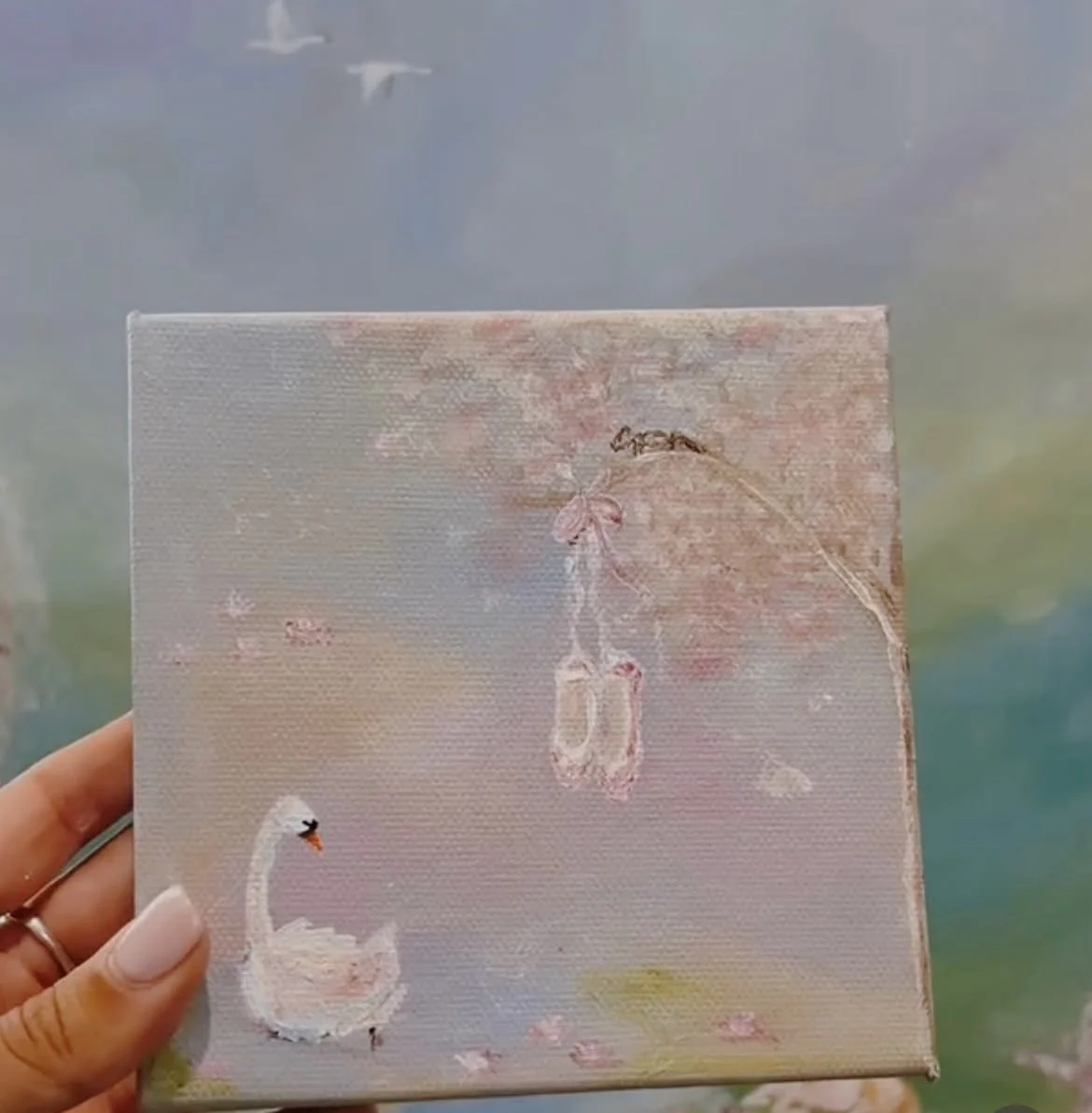 Ballerina Swan ORGINAL PAINTING