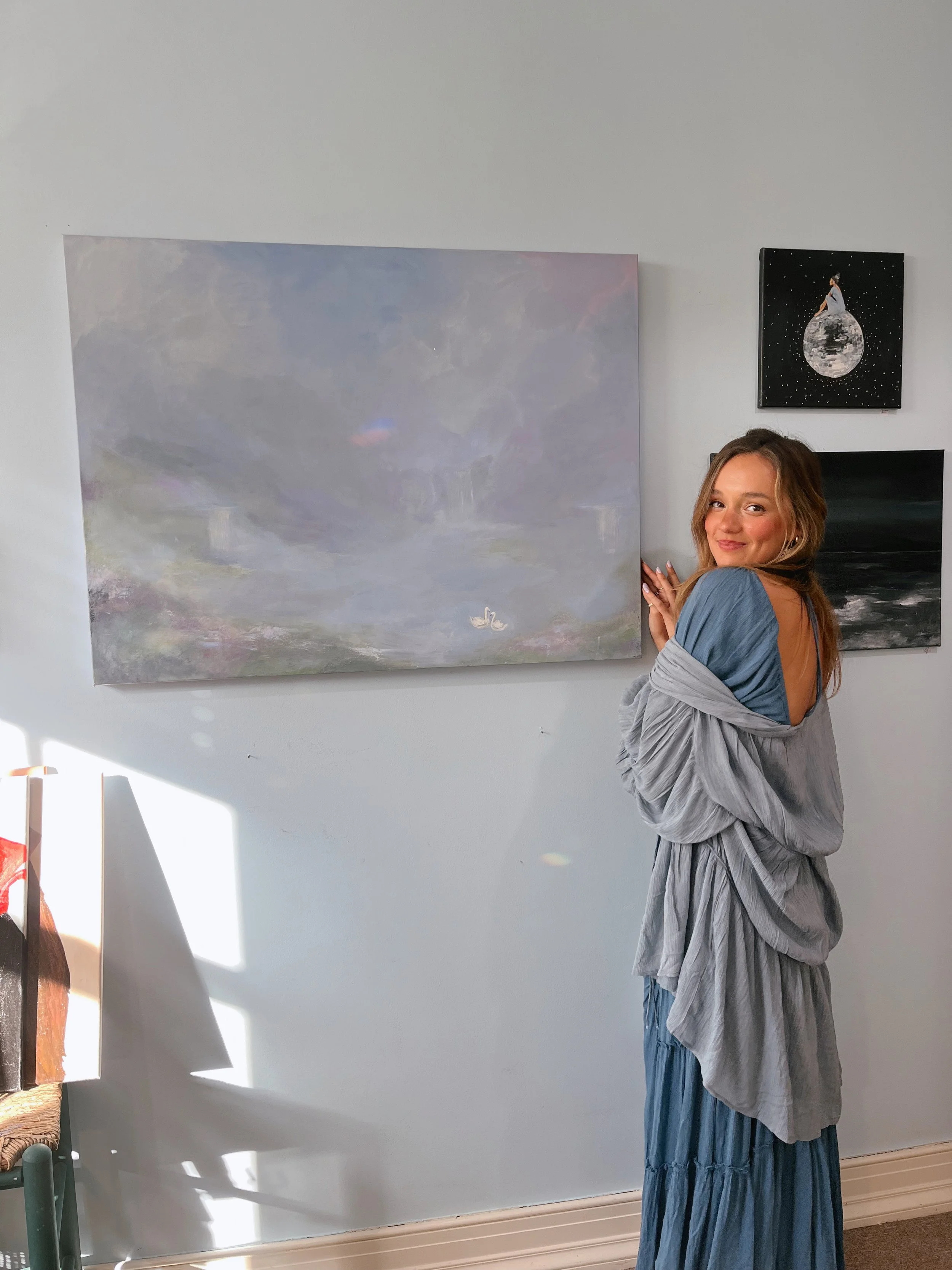 Moon Water, 30x40 inch Original