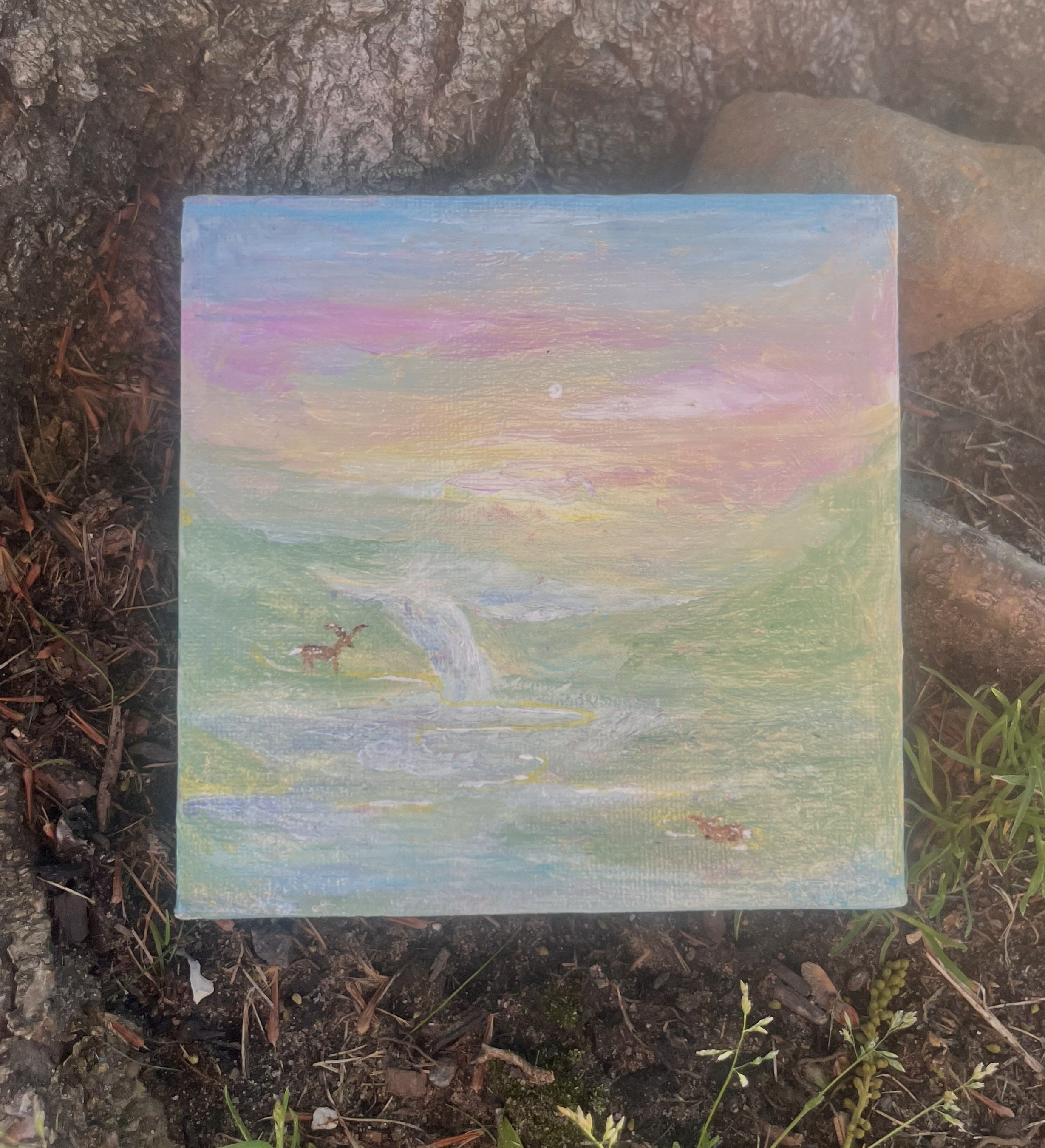 invisible string, 5x5 original