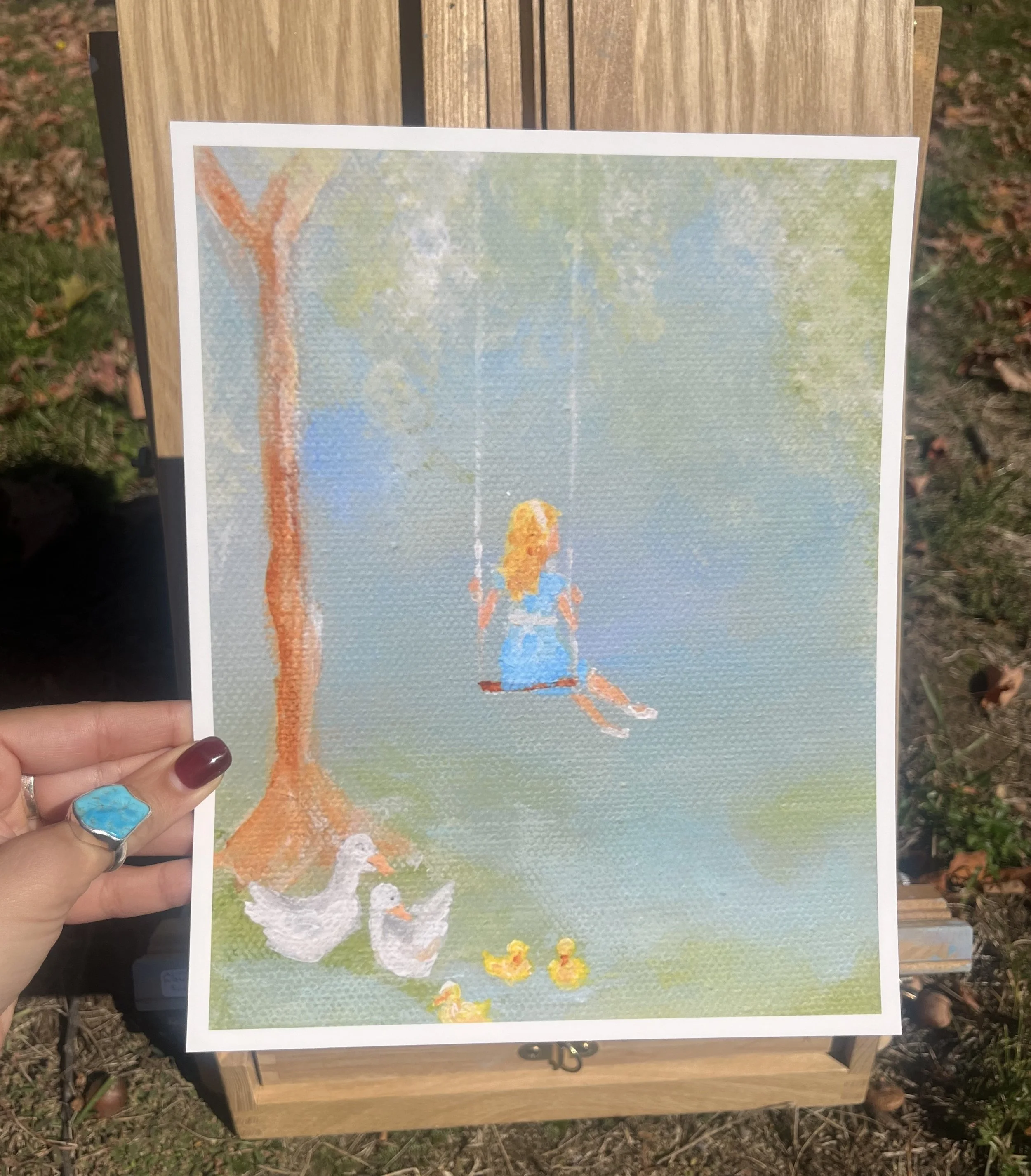 Me and The Ducks Print