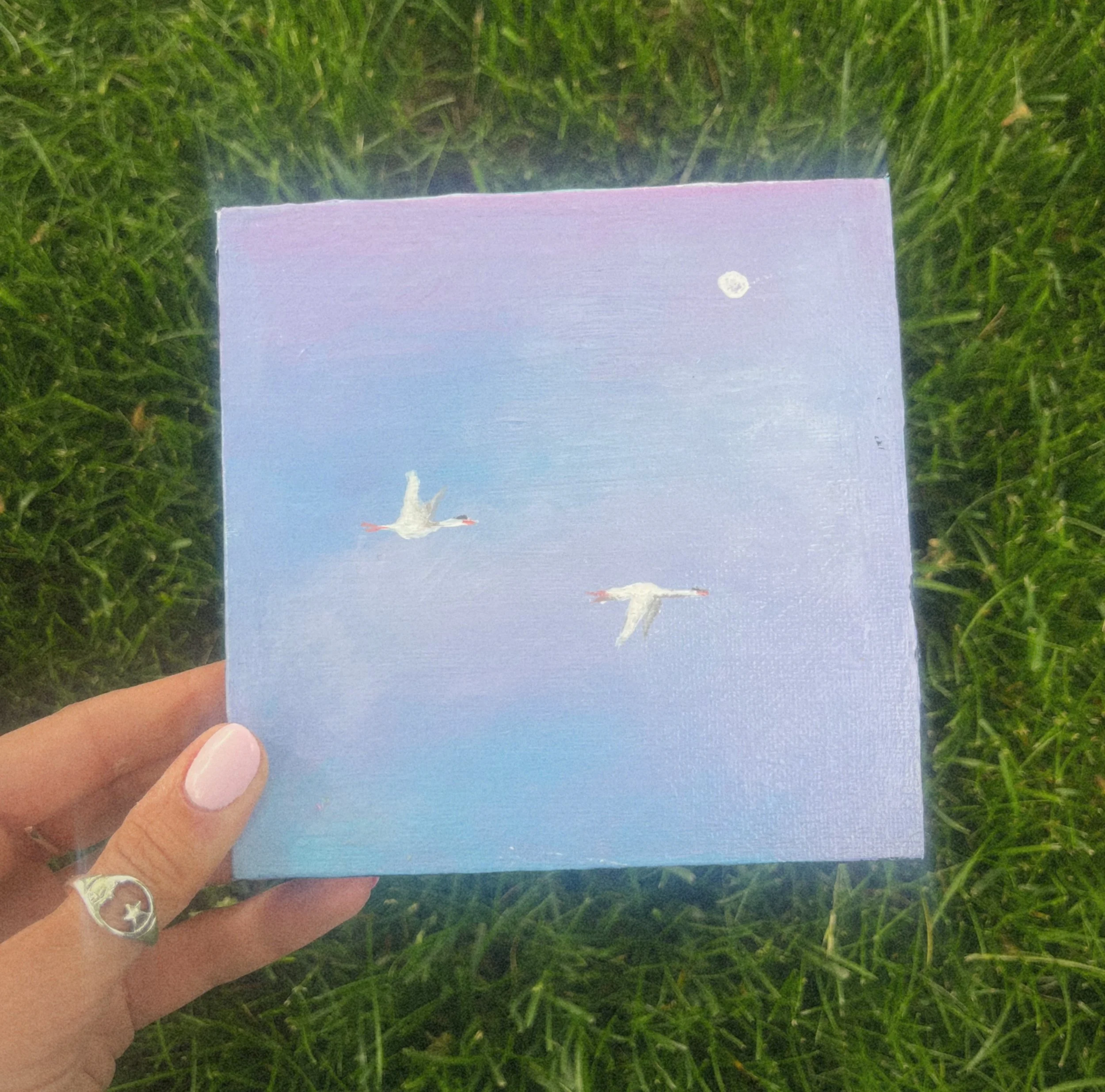 wild geese, 5x5 orginal
