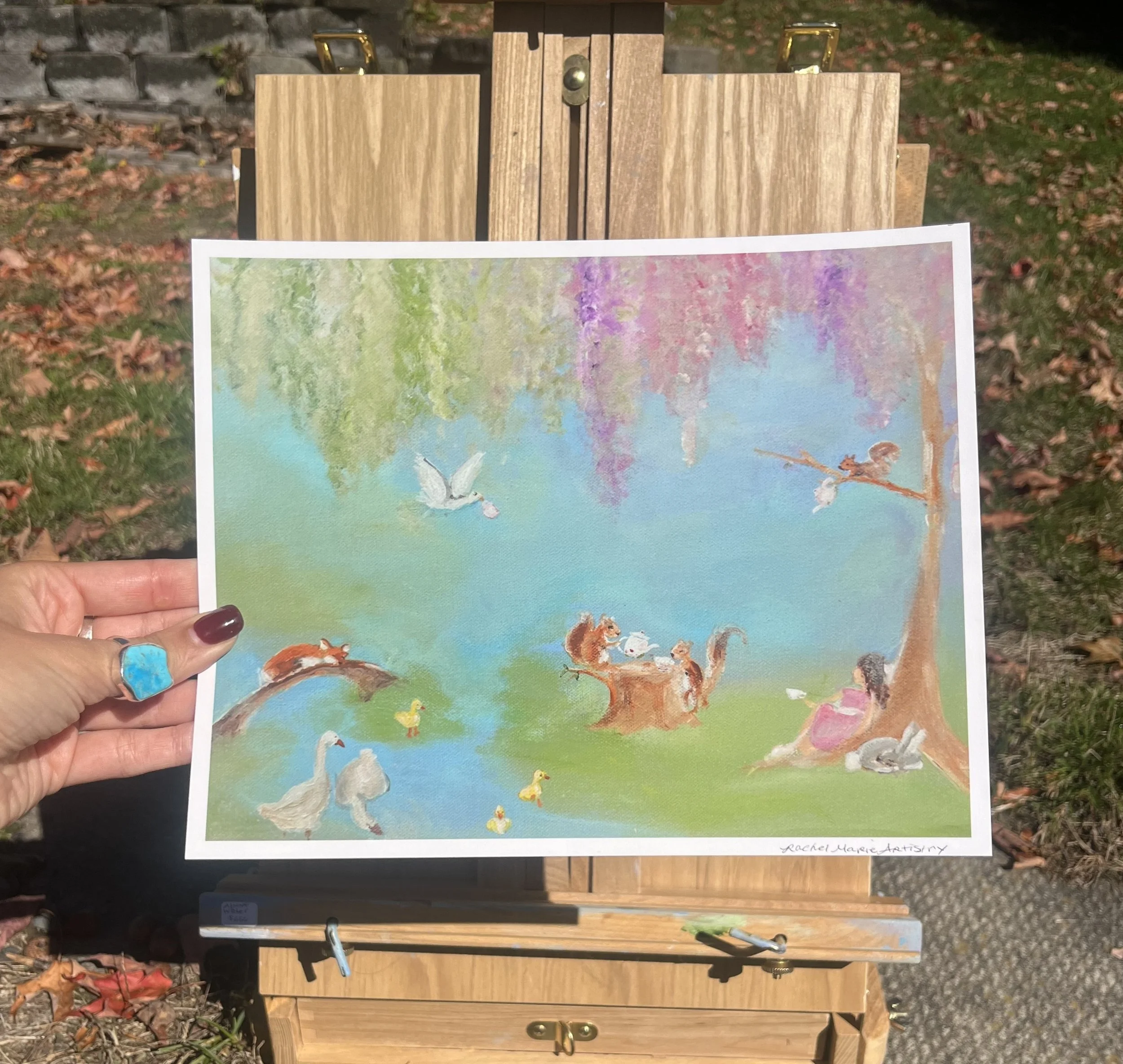 The Enchanted Tea Party Print