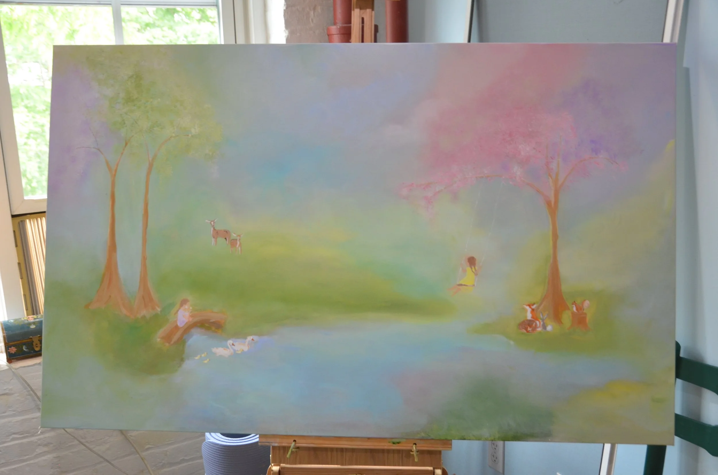 The Secret Garden ORIGINAL PAINTING