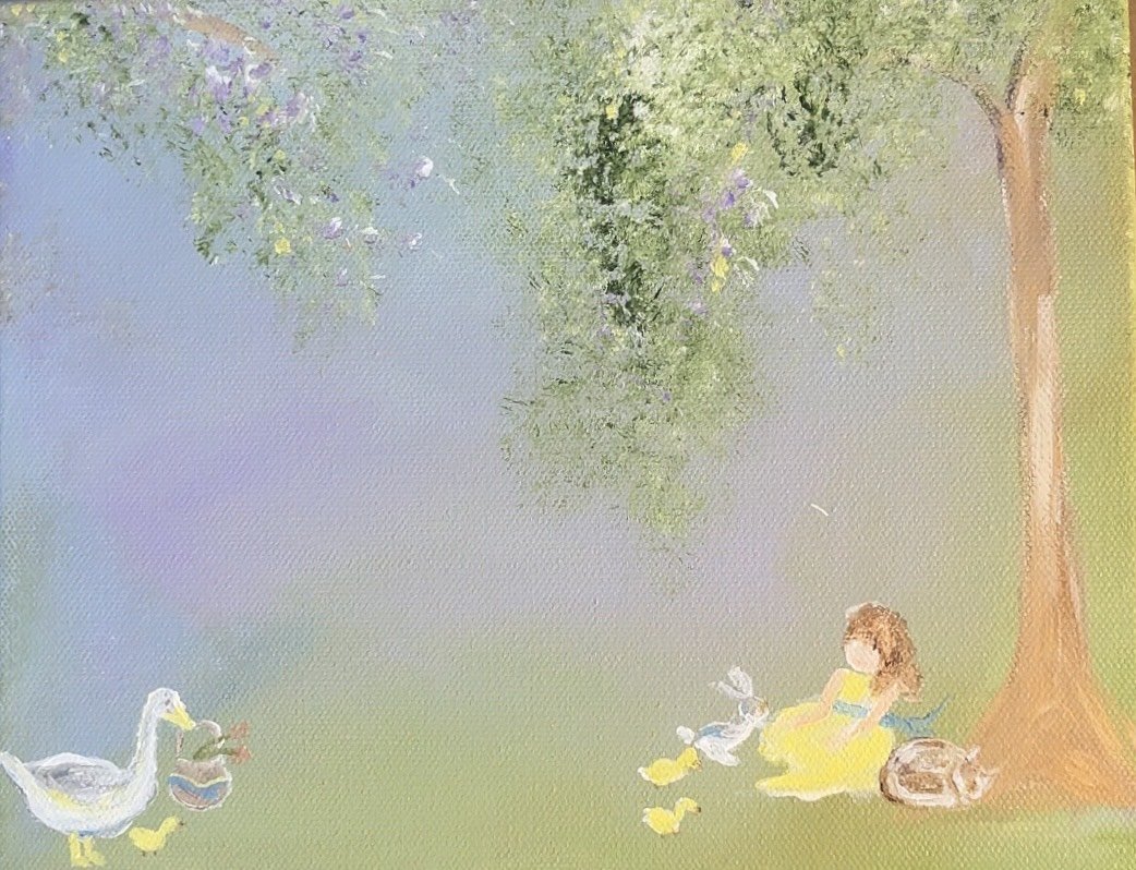 Under the Tree ORIGINAL PAINTING