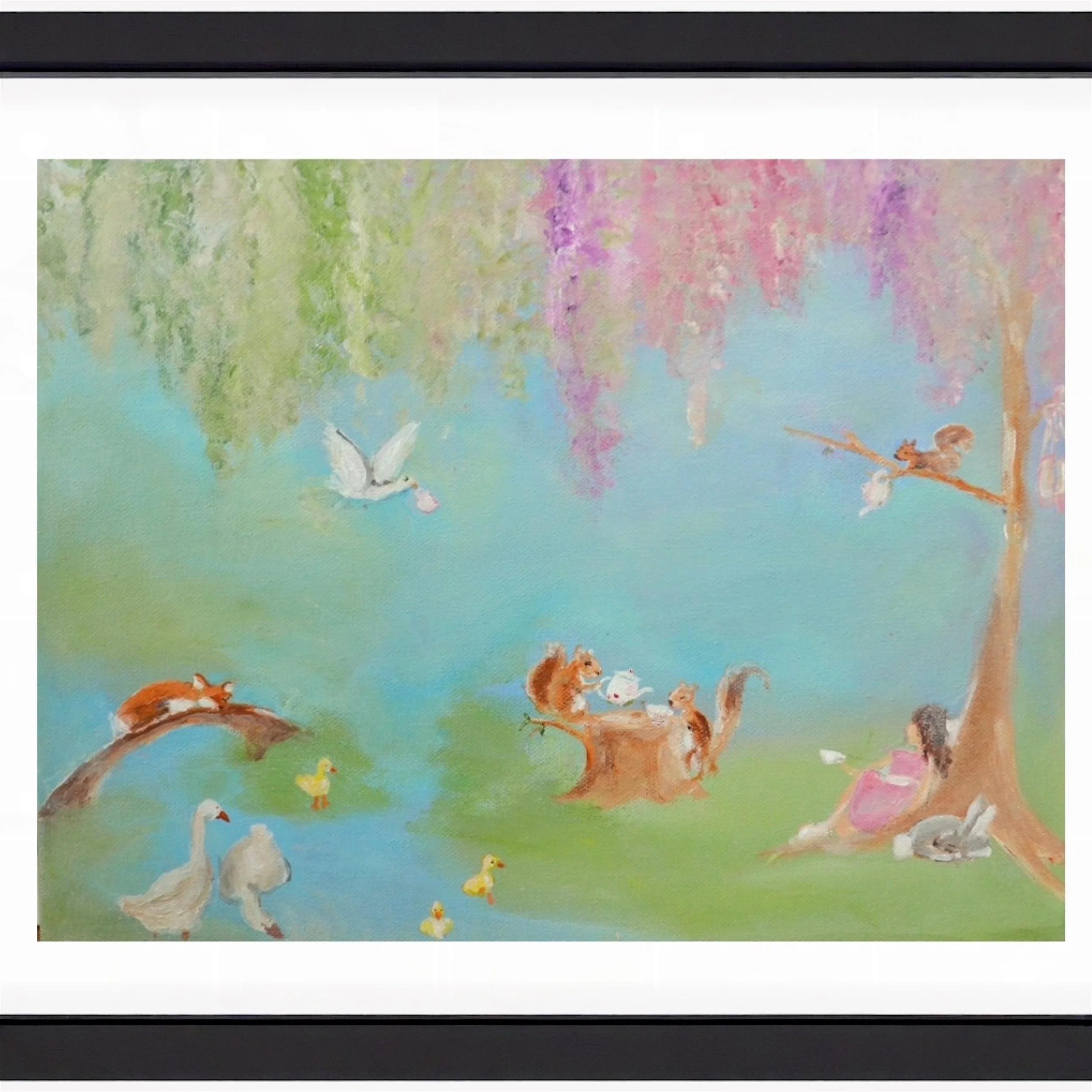 The Enchanted Tea Party Print