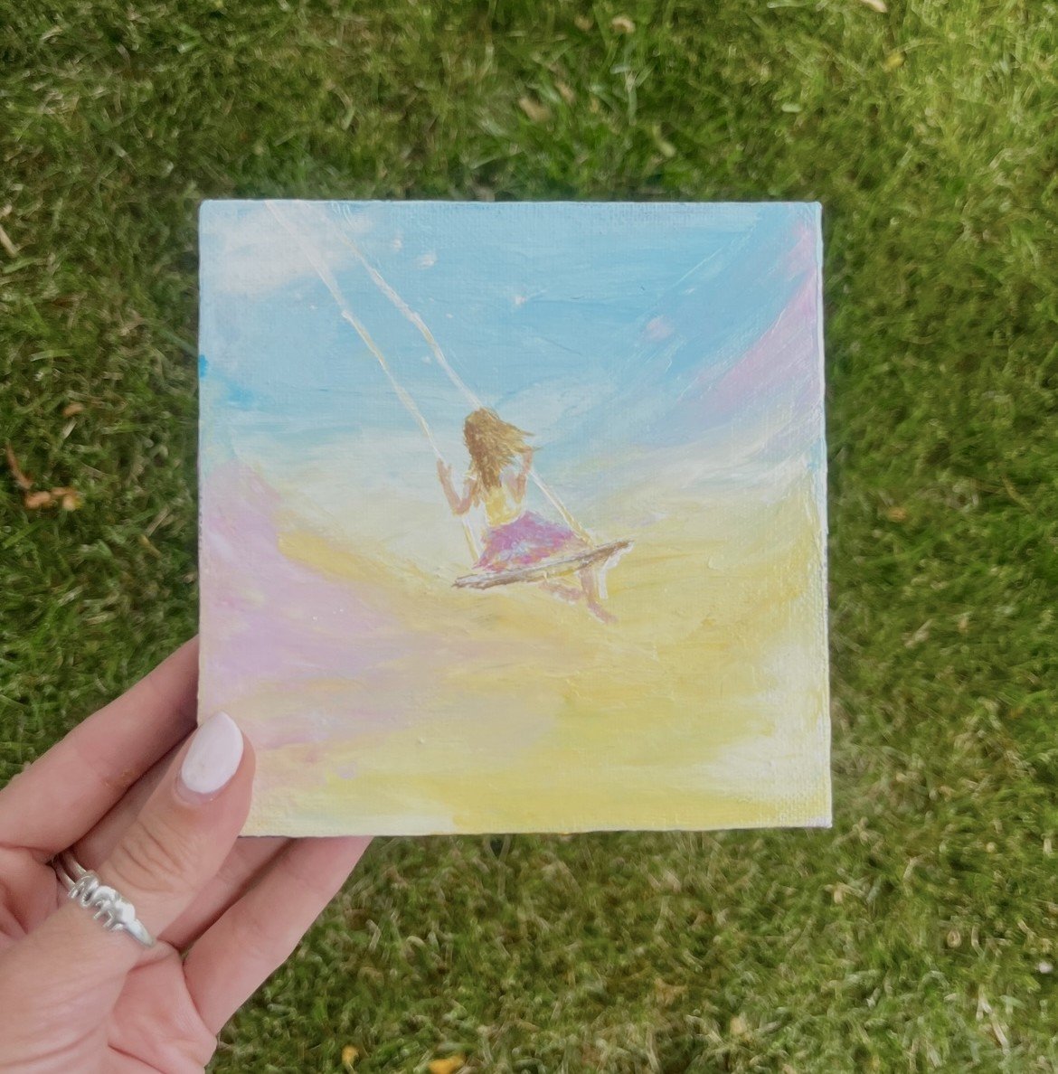 in the sky, 5x5 original
