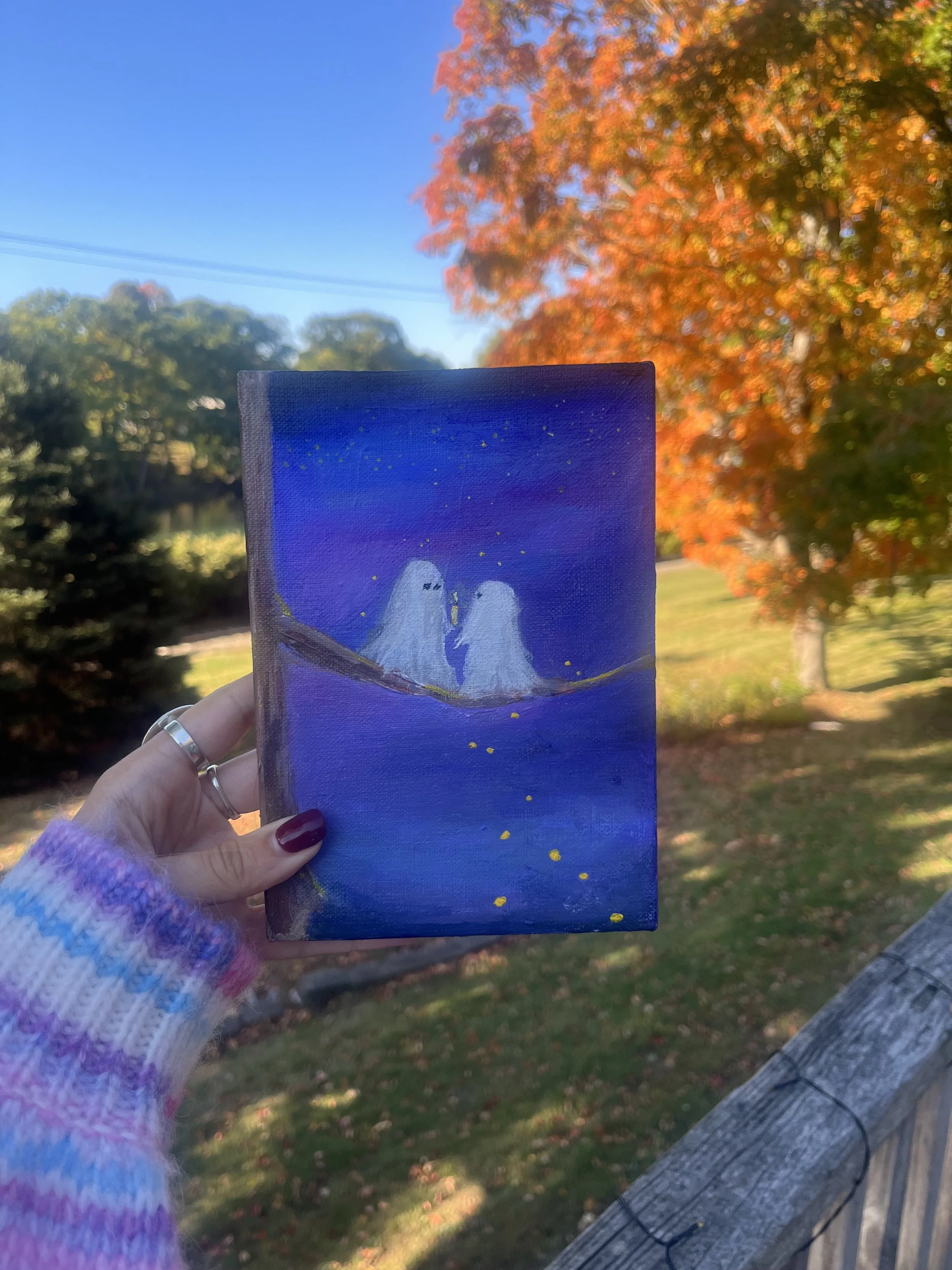 My Beloved Ghost and Me, 5x7 original