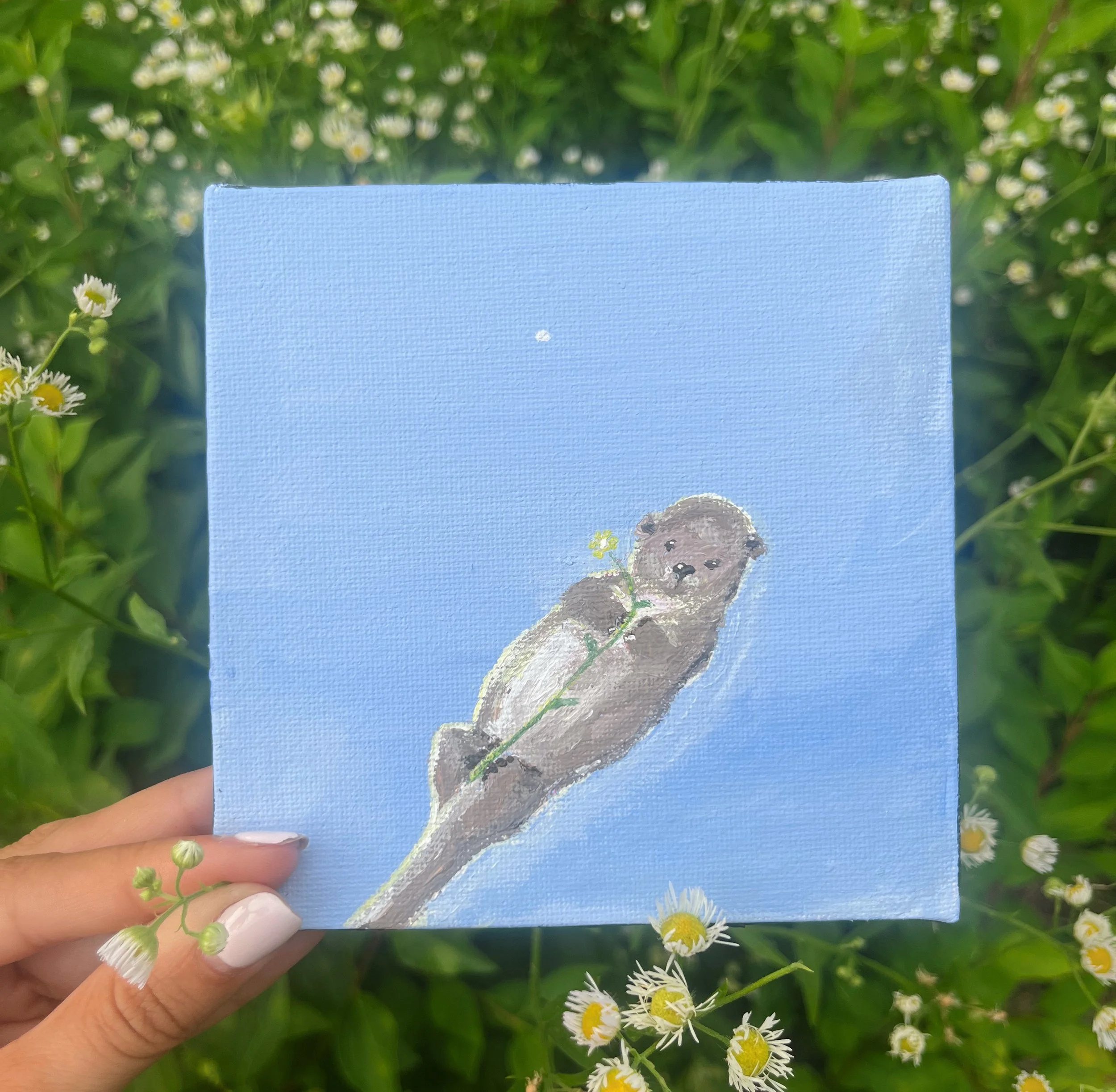 the otter, 5x5 original