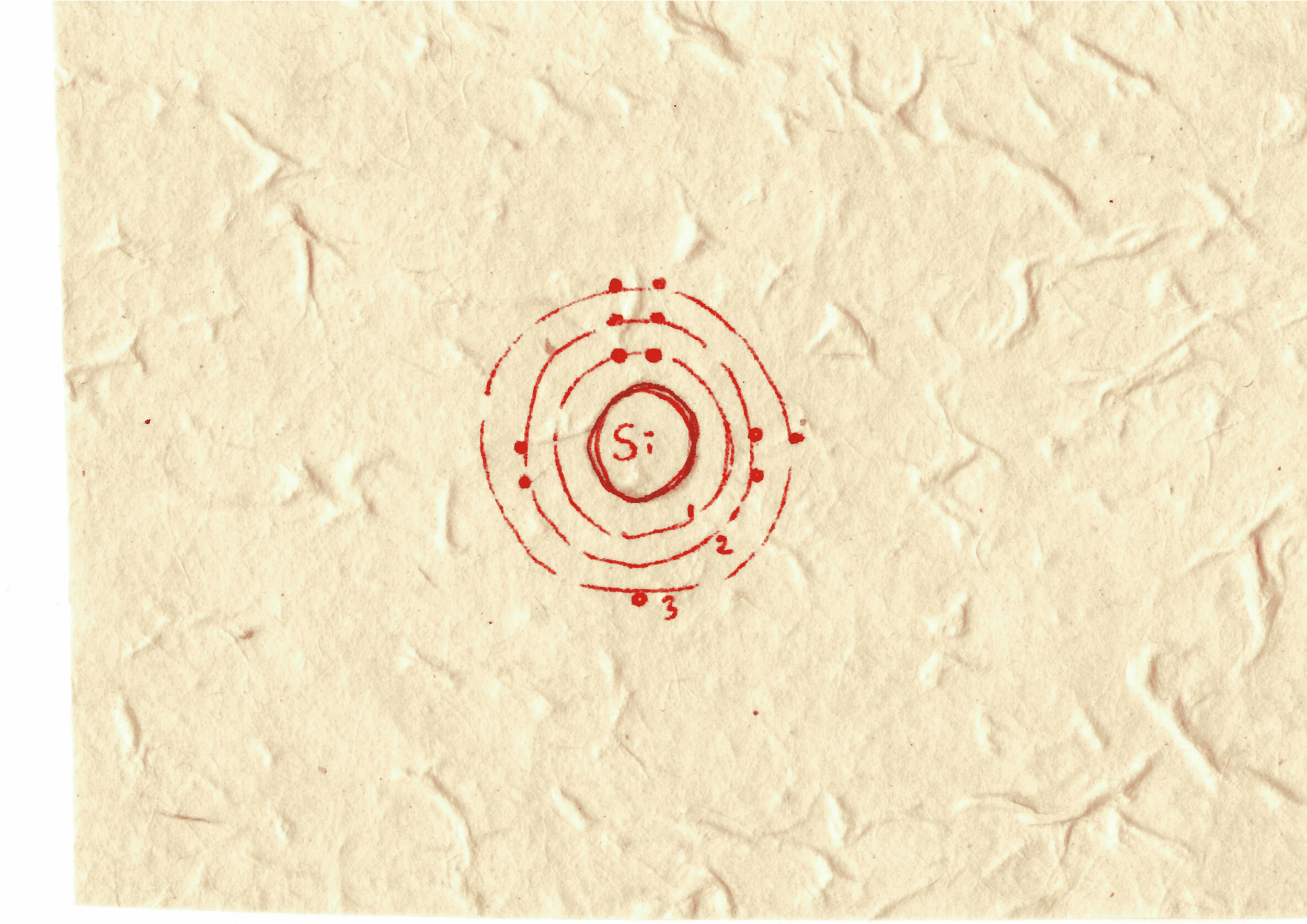 Traces of an atom