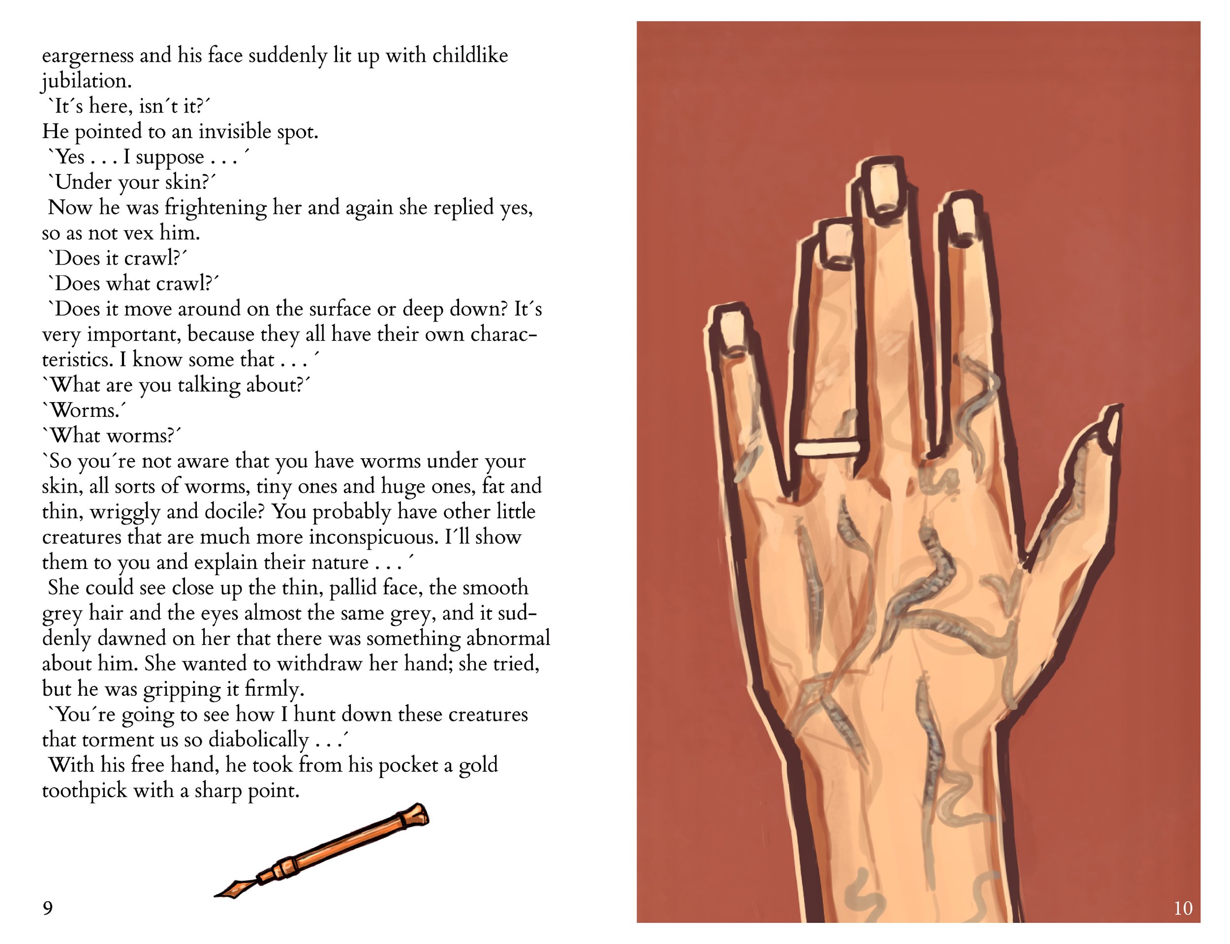 Inside illustration inspired by the book Betty