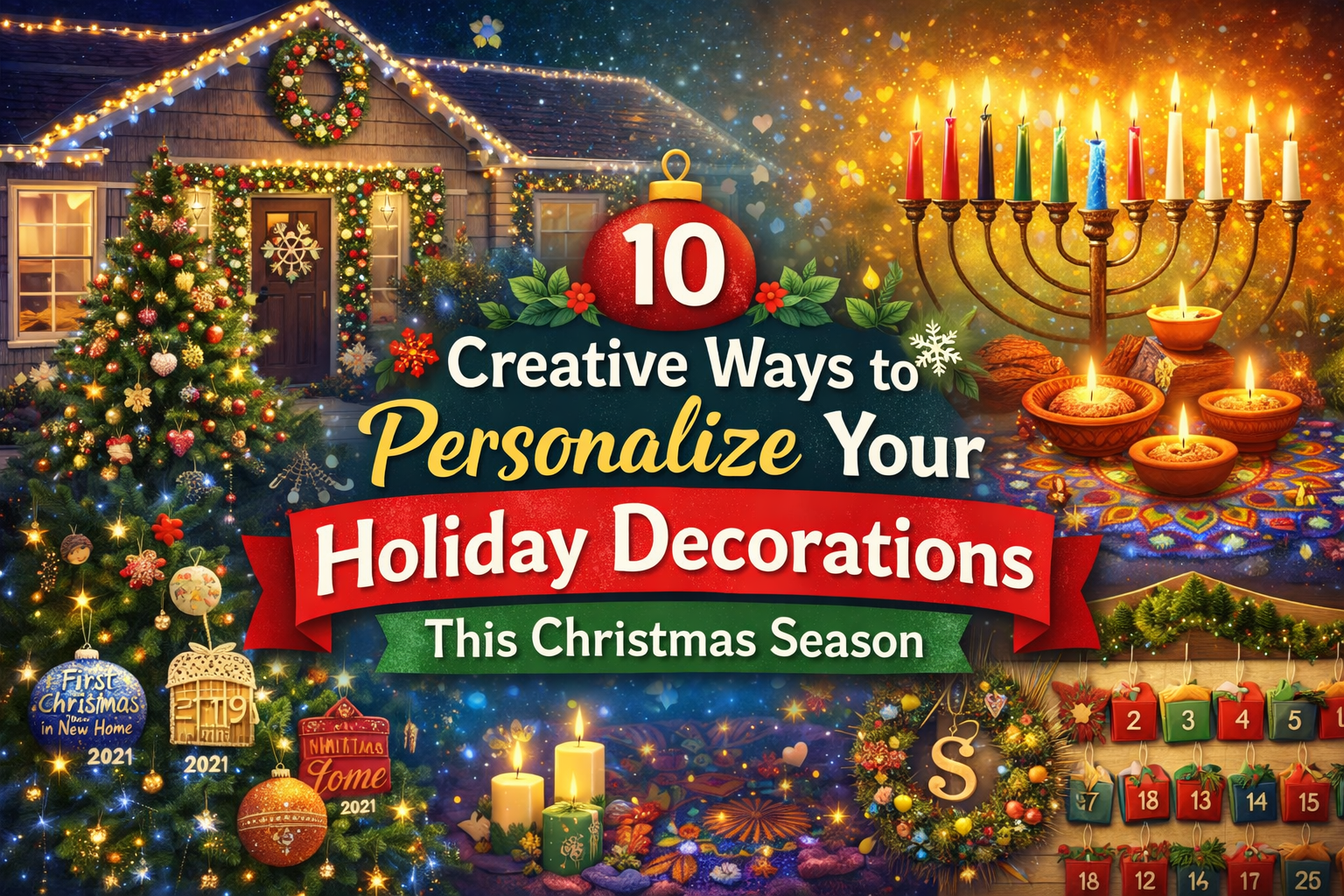 10 Creative Ways to Personalize Your Holiday Decorations This Christmas Season