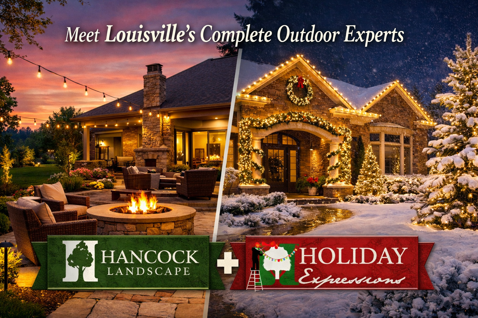 Meet Holiday Expressions and Hancock Landscape: Louisville's Complete Outdoor Experts