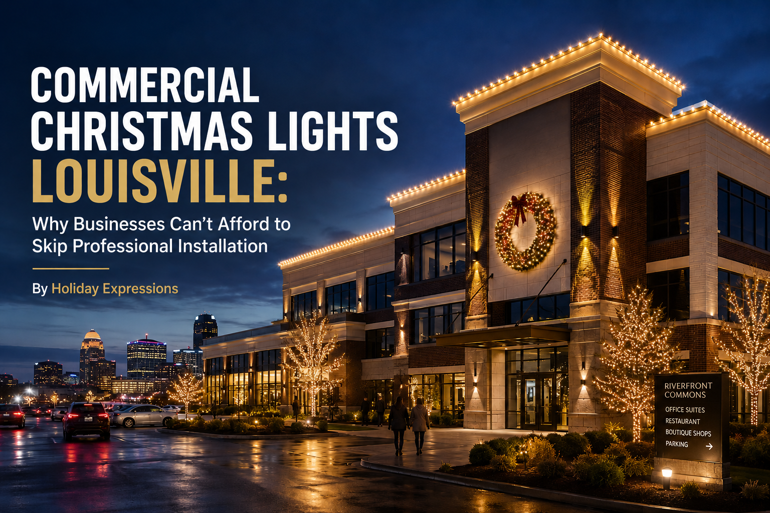 Commercial Christmas Lights Louisville for Businesses