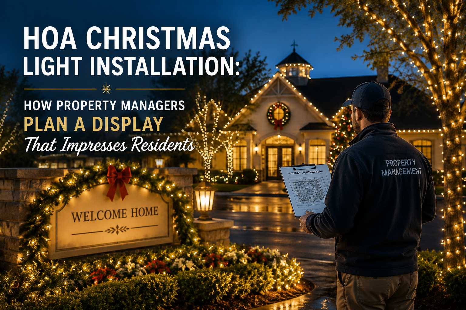 HOA Christmas Light Installation Louisville | Guide