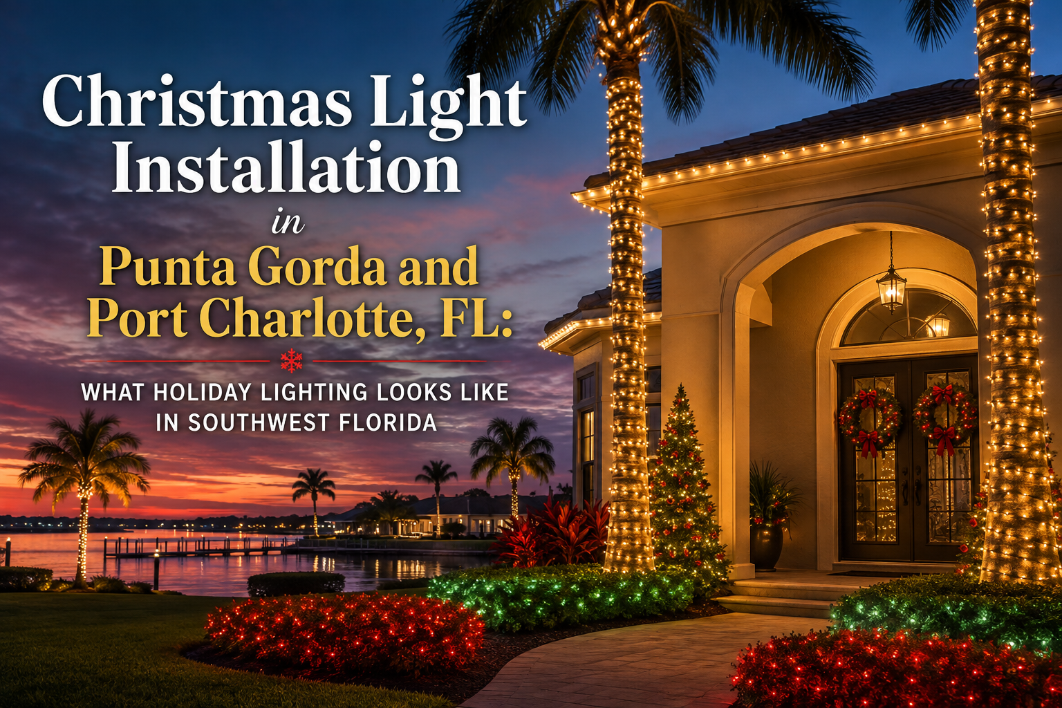 Christmas Light Installation Punta Gorda &amp; Port Charlotte