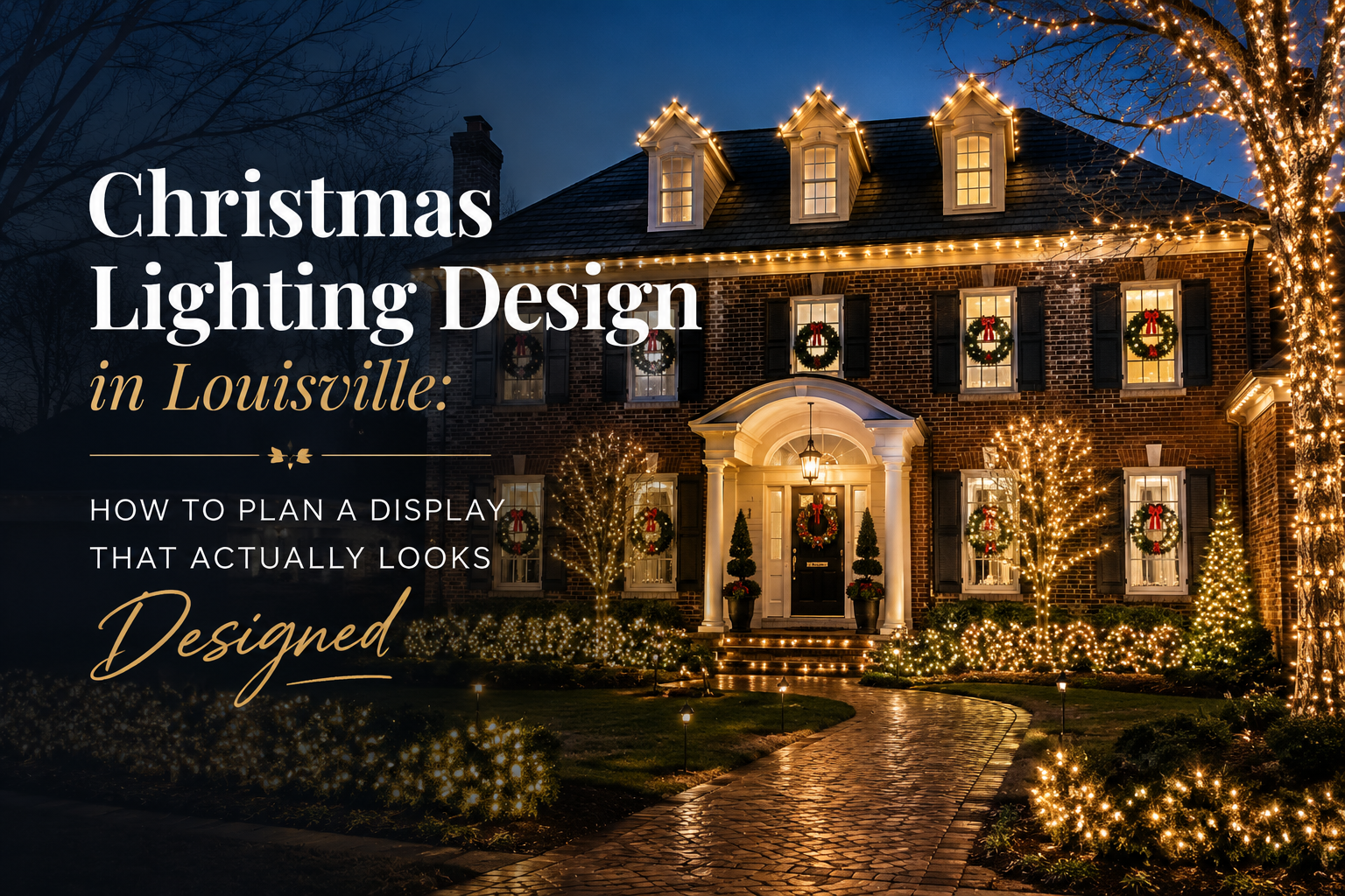 Christmas Lighting Design in Louisville, KY | Guide