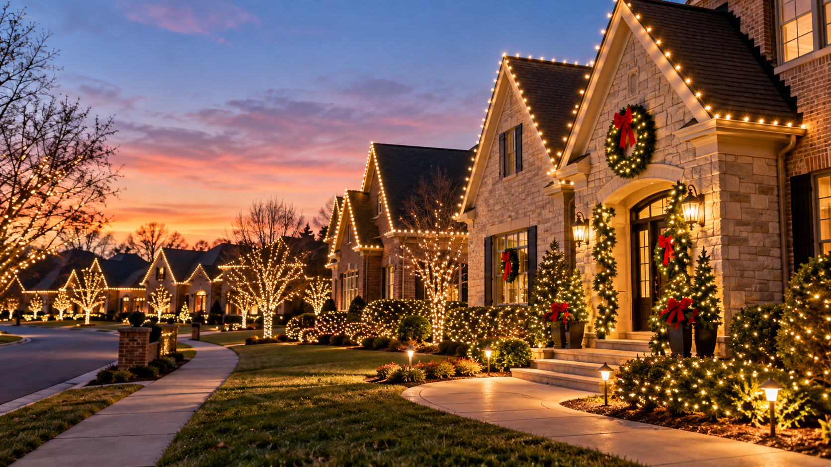 Christmas Light Installation Lexington KY: Neighborhoods