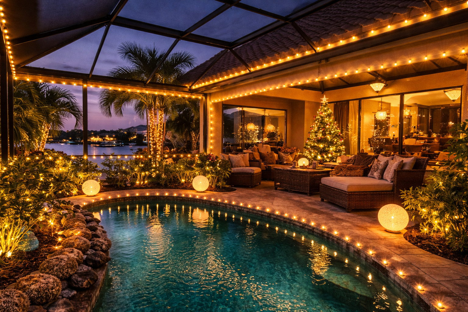Lanai and Outdoor Living Space Lighting