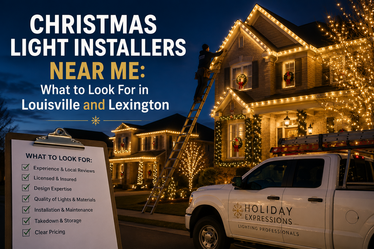 Christmas Light Installers Near Me | Louisville &amp; Lexington