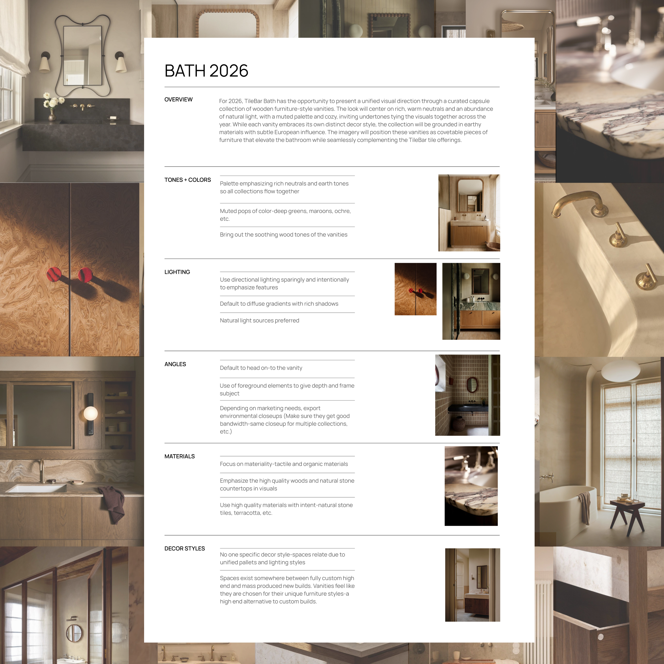 Creative Direction Topsheet + Moodboard