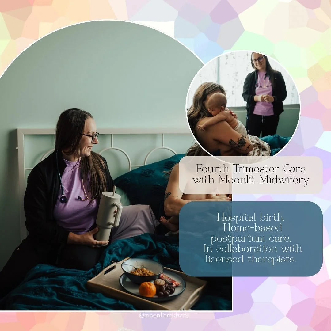 Planning a hospital birth?

You can still choose midwifery-centered postpartum care.
Fourth Trimester Care with Moonlit Midwifery is designed for families who want to recover at home with unhurried, relationship-focused support after discharge.

This