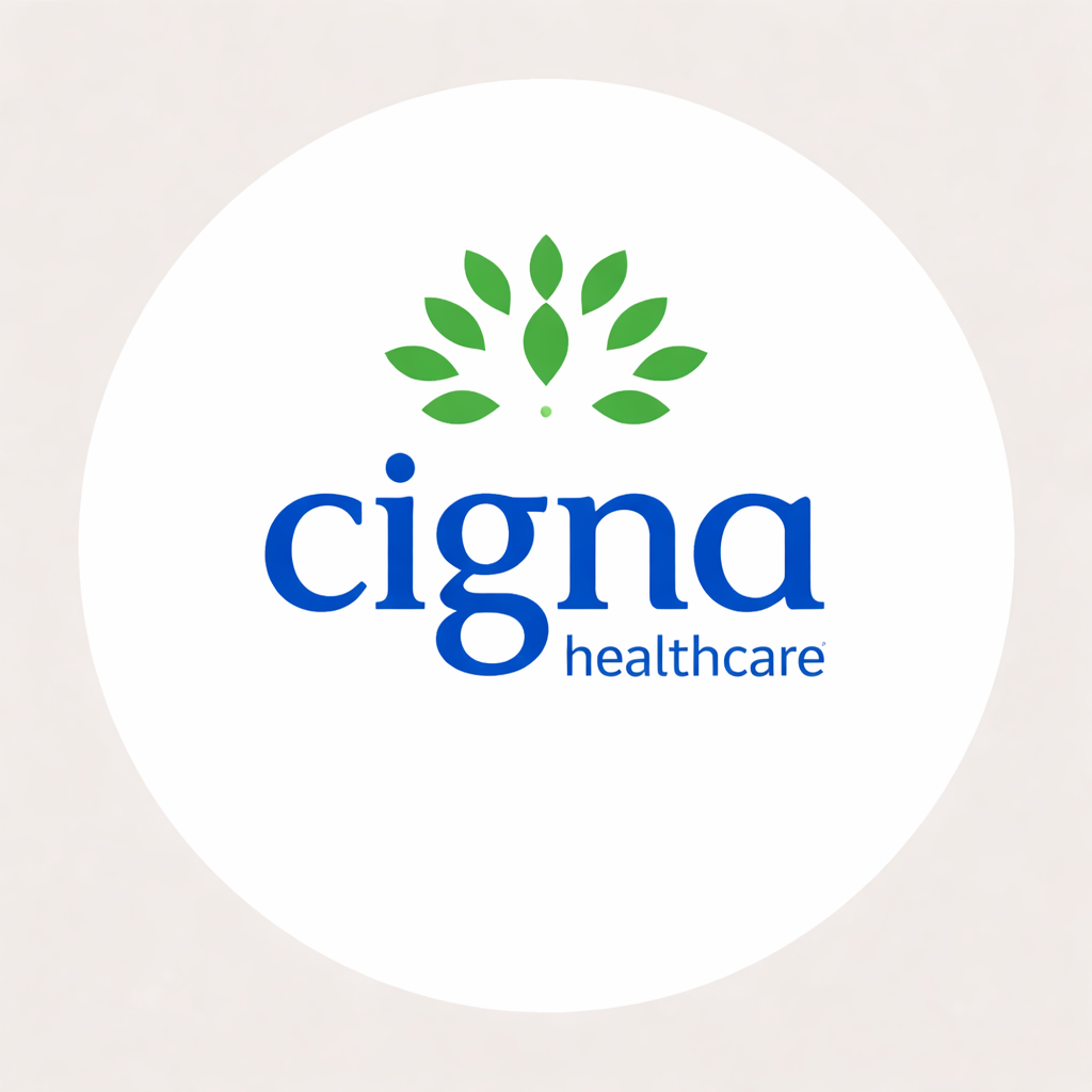 Cigna logo with a green swoosh and the text 'A UnitedHealthcare Company' underneath.