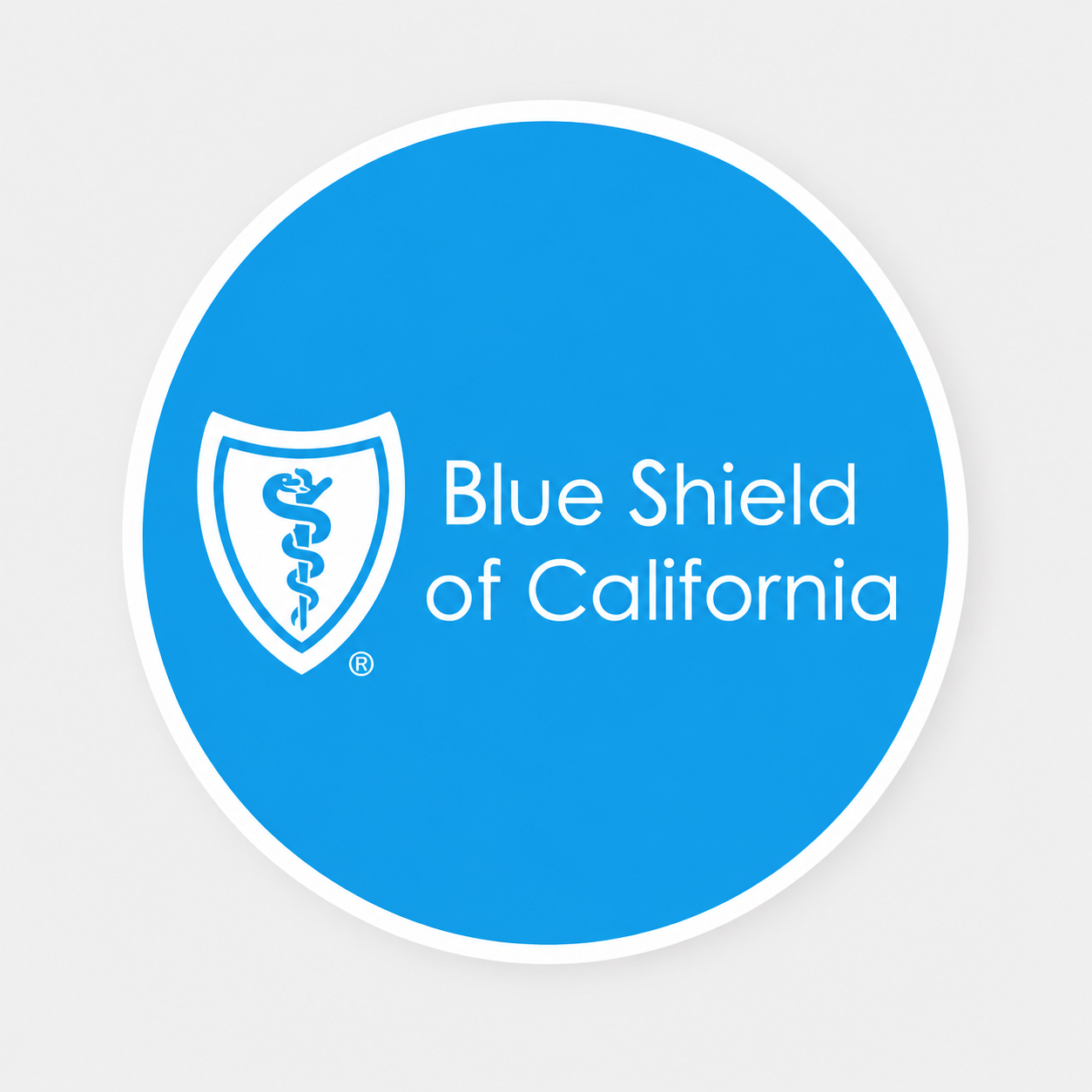 Blue Shield of California Health logo with interconnected circles and star in purple, blue, and teal