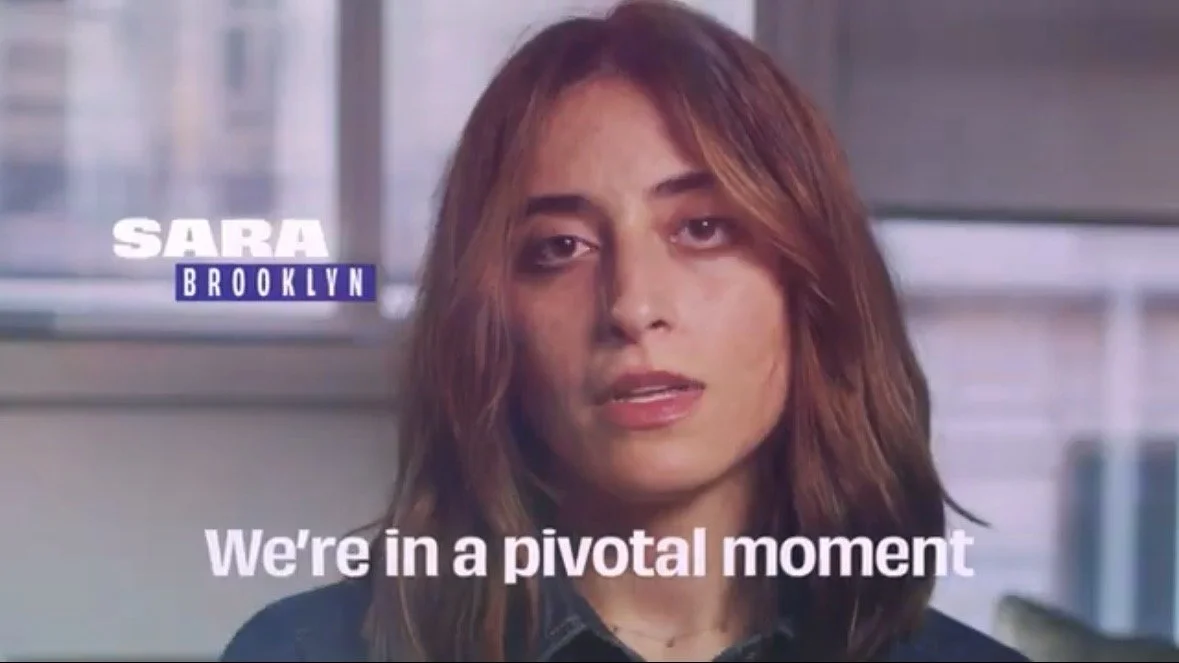 Speaking in a campaign ad about reproductive rights
