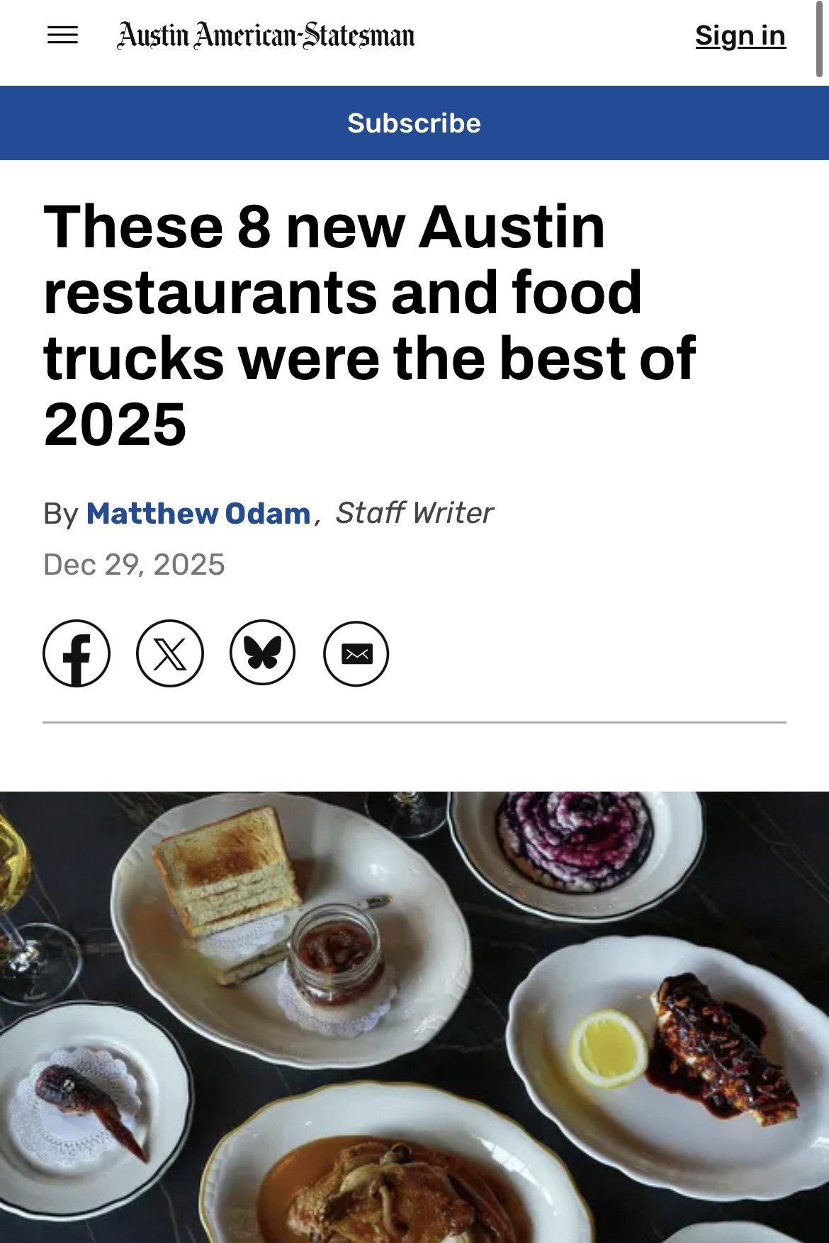 These 8 new Austin restaurants and food trucks were the best of 2025