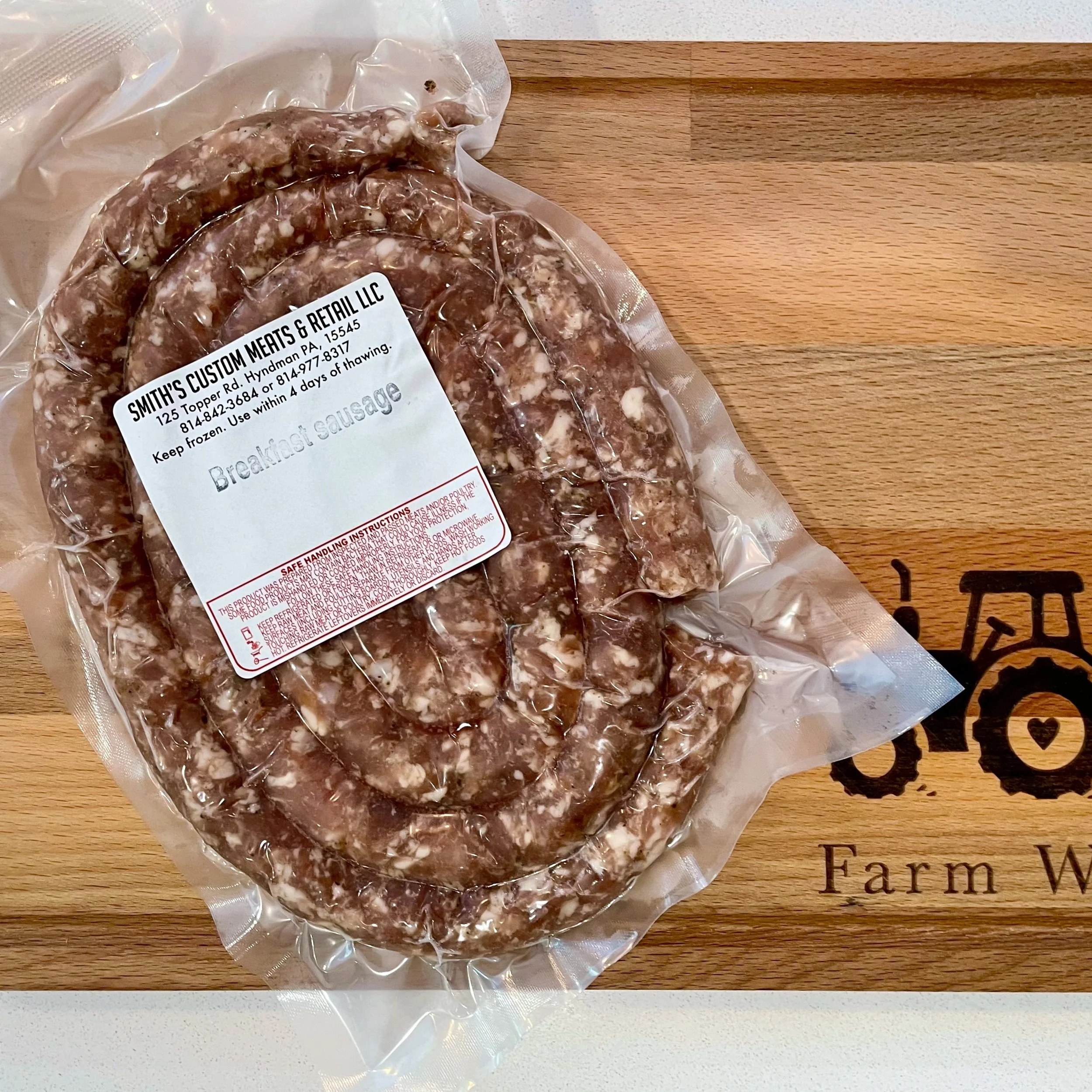 NEW! - Heritage Pork Sausage - Maple and Breakfast - 1lb